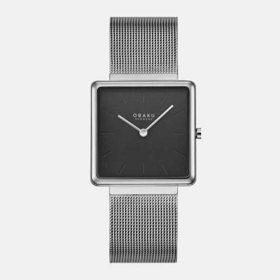 Women Quartz Black Dial Analog Stainless Steel Watch V236LXUUMU2