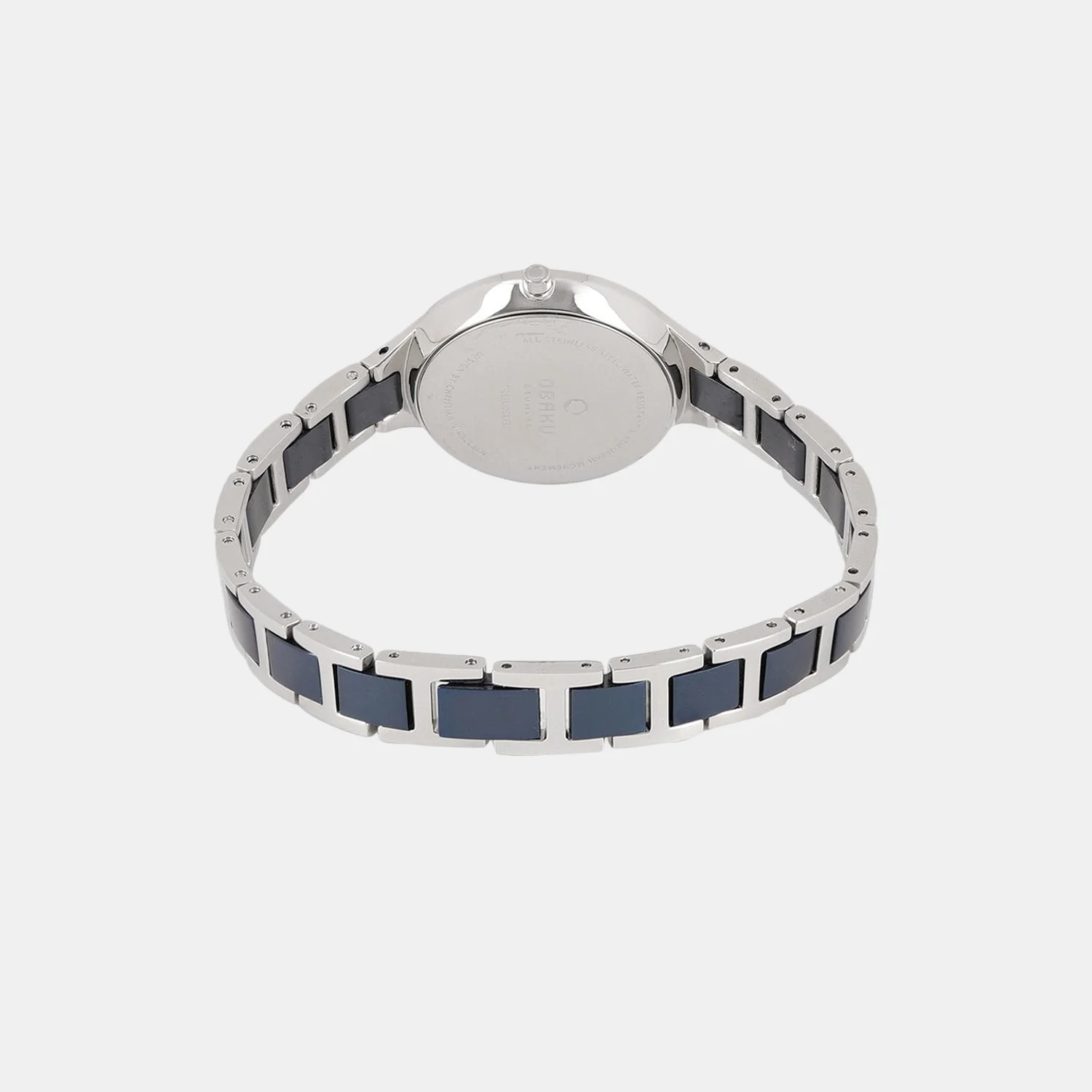 Women Quartz Two Tone Dial Analog Stainless Steel Watch V218LXCLSL - Image 2