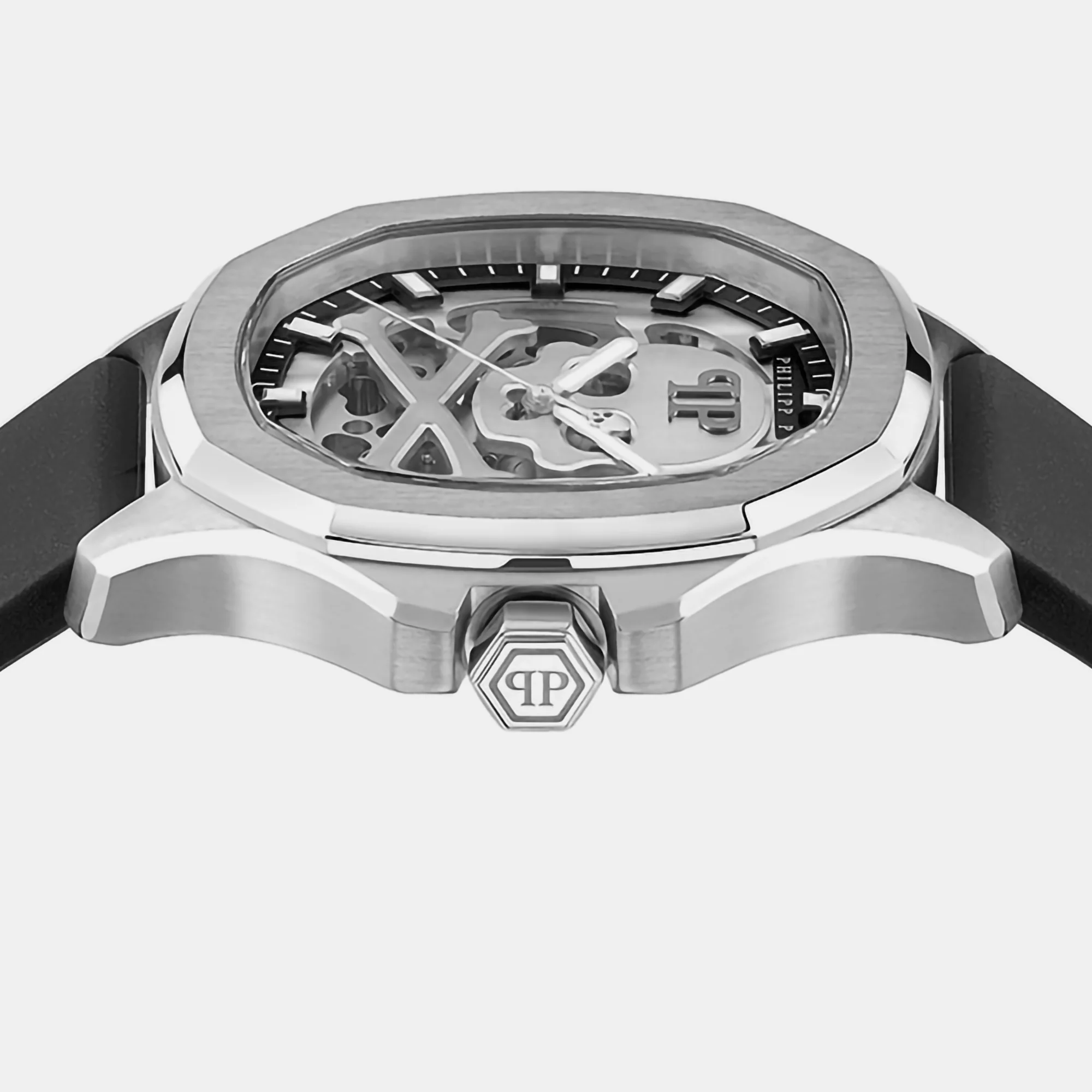 High-Iconic Men Automatic Silver Dial Analog Silicone Watch PWRAA0123 - Image 2