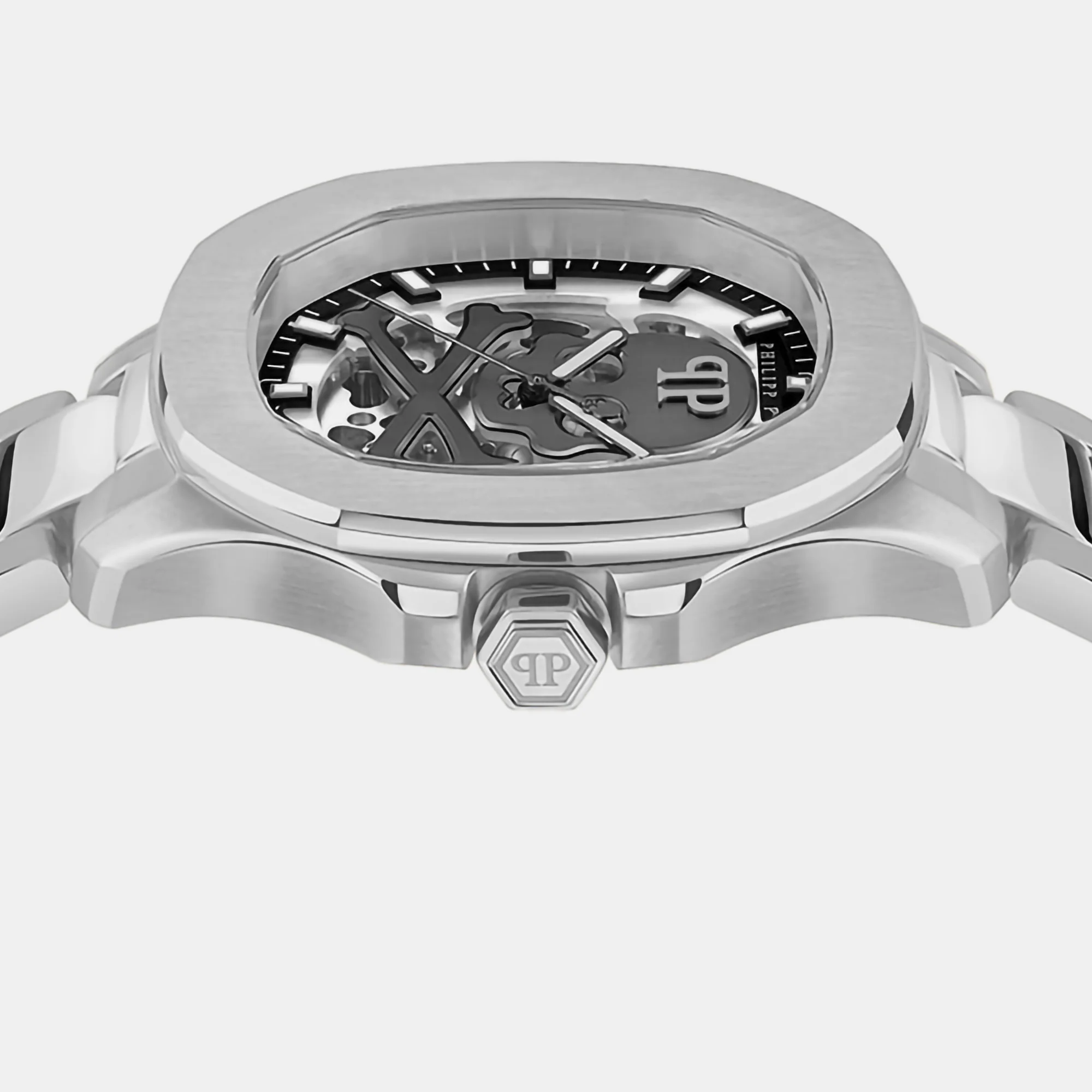High-Iconic Men Automatic Silver Dial Analog Stainless Steel Watch PWRAA0223 - Image 2
