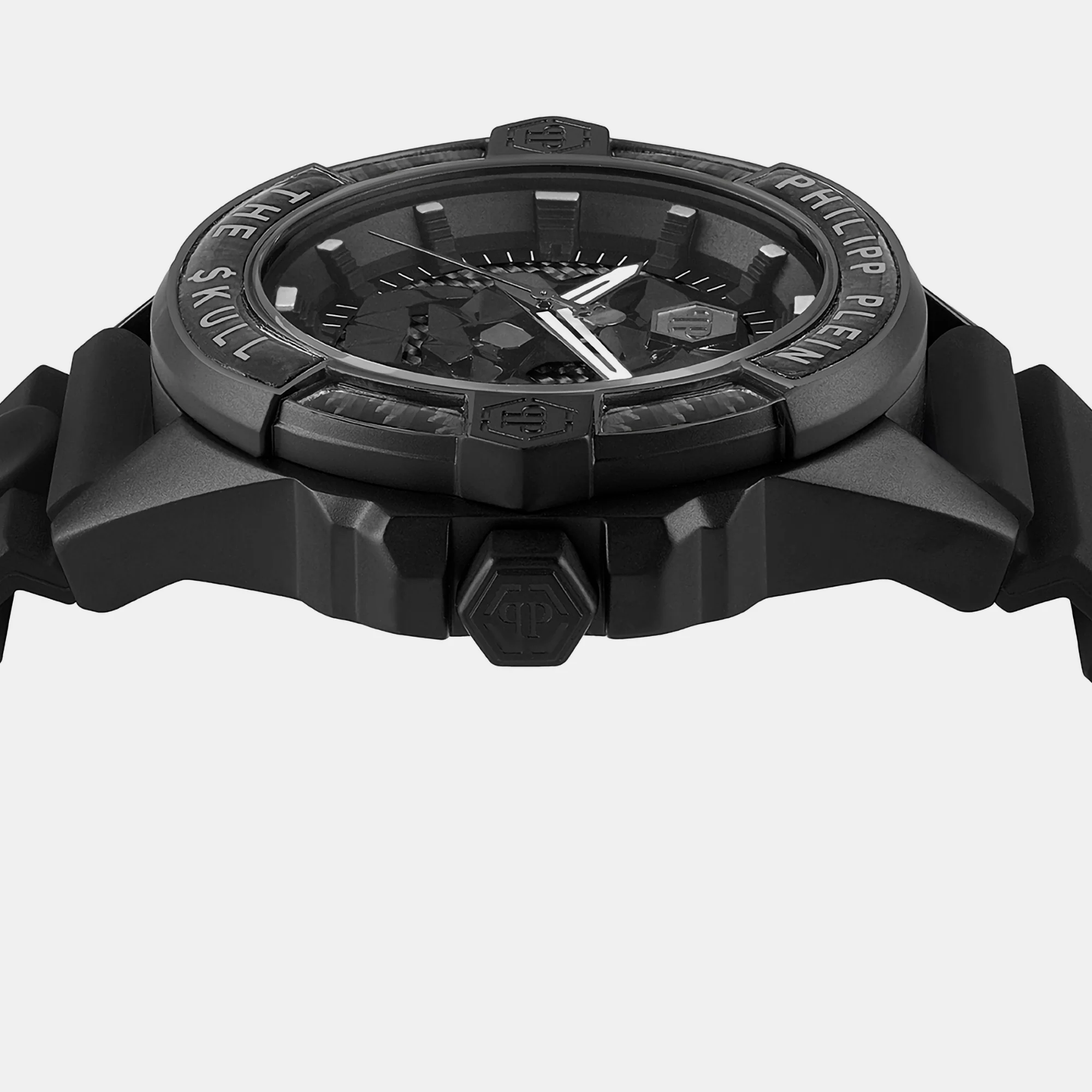 $kull Men Quartz Black Dial Analog Silicone Watch PWAAA2022 - Image 2