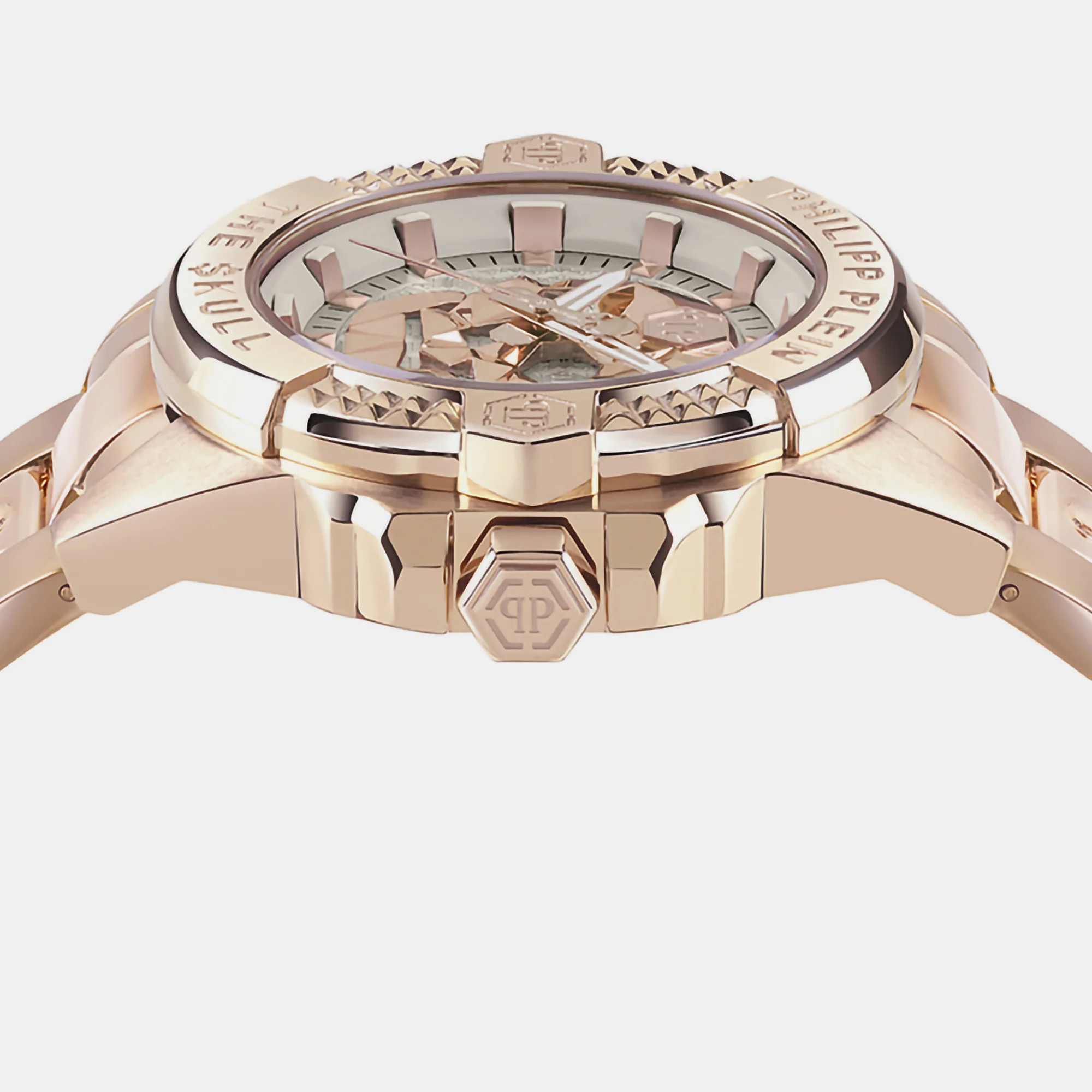 $kull Women Quartz Beige Dial Analog Stainless Steel Watch PWNAA1623 - Image 2