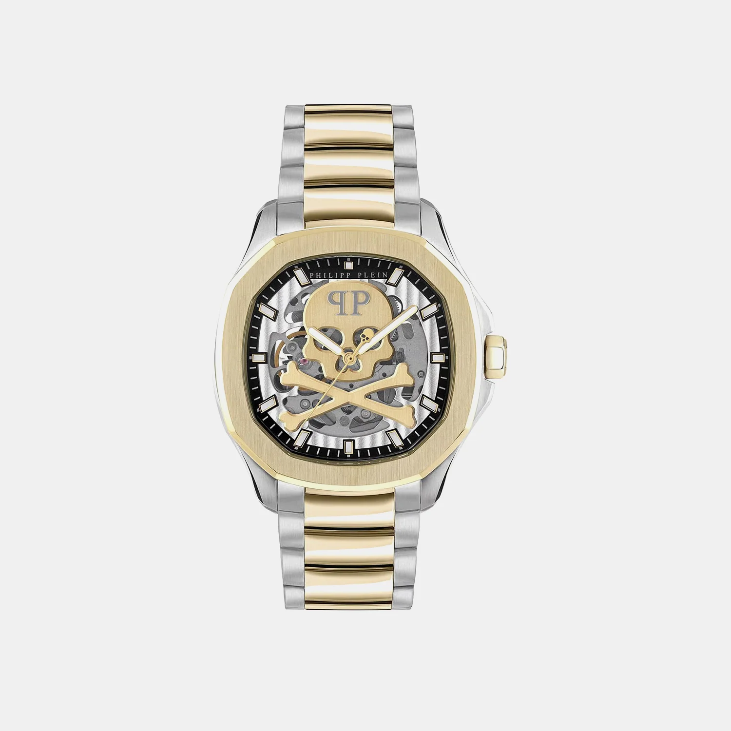 Men Automatic Silver Dial Analog Stainless Steel Watch PWRAA0323