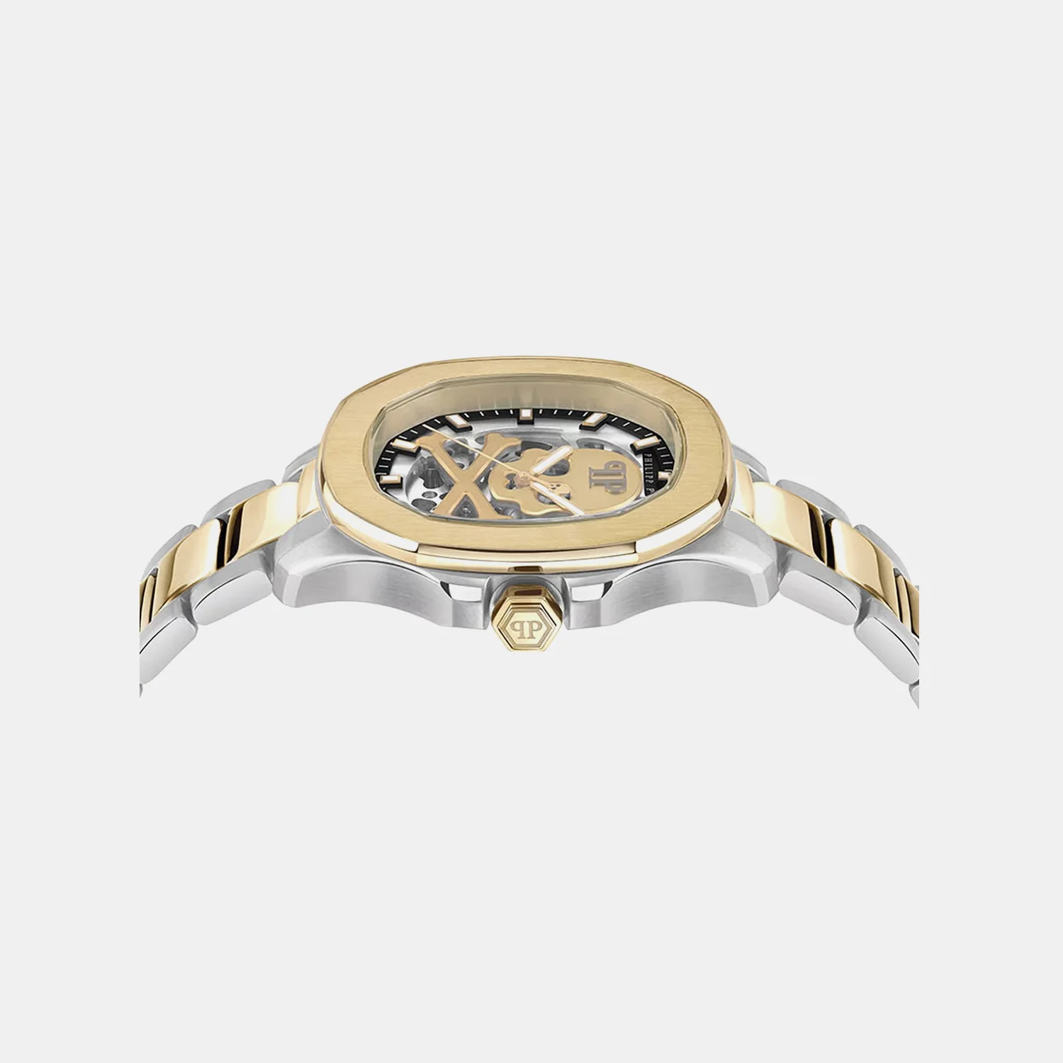 Men Automatic Silver Dial Analog Stainless Steel Watch PWRAA0323 - Image 2