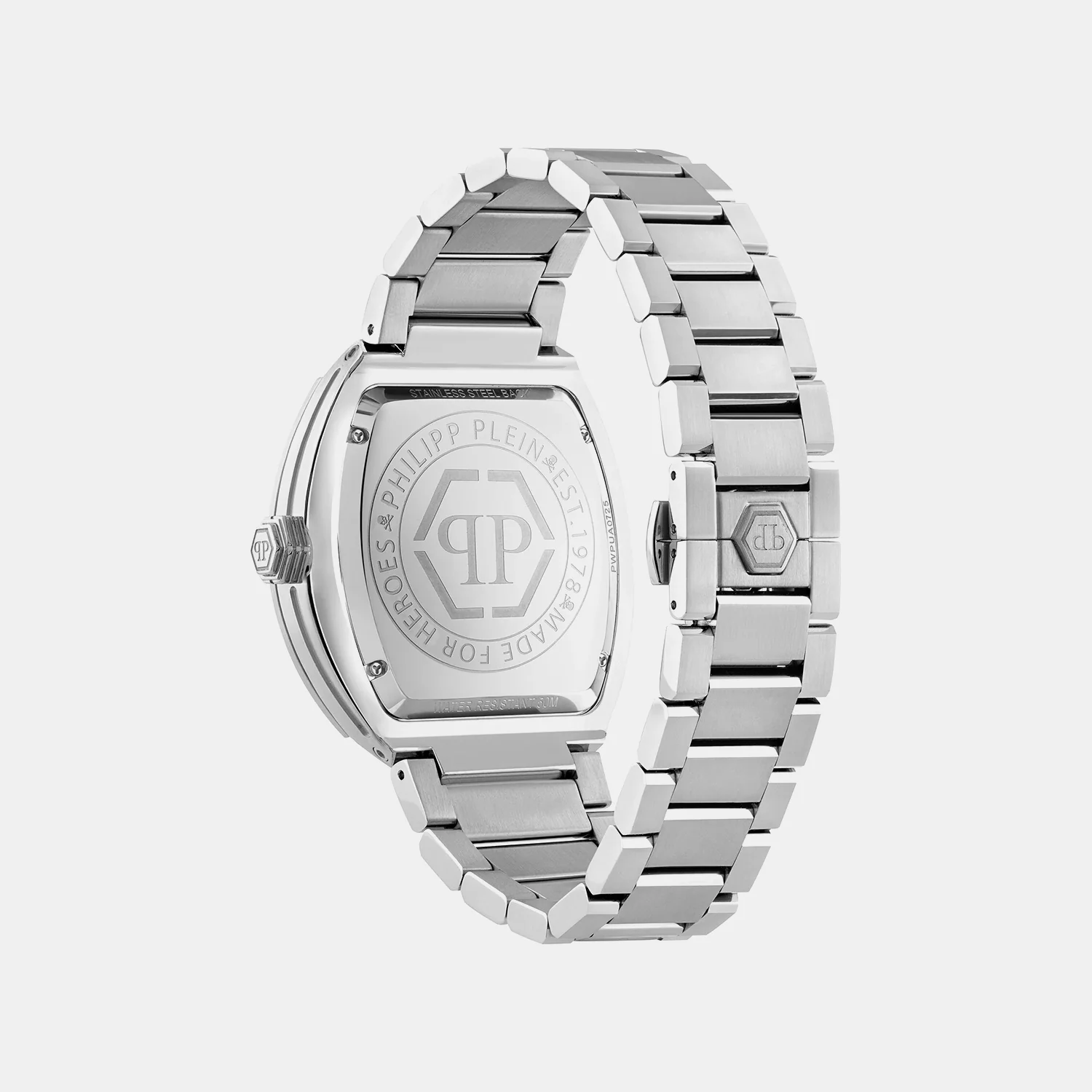 Men Quartz Black Dial Analog Metal Watch PWPUA0725 - Image 3