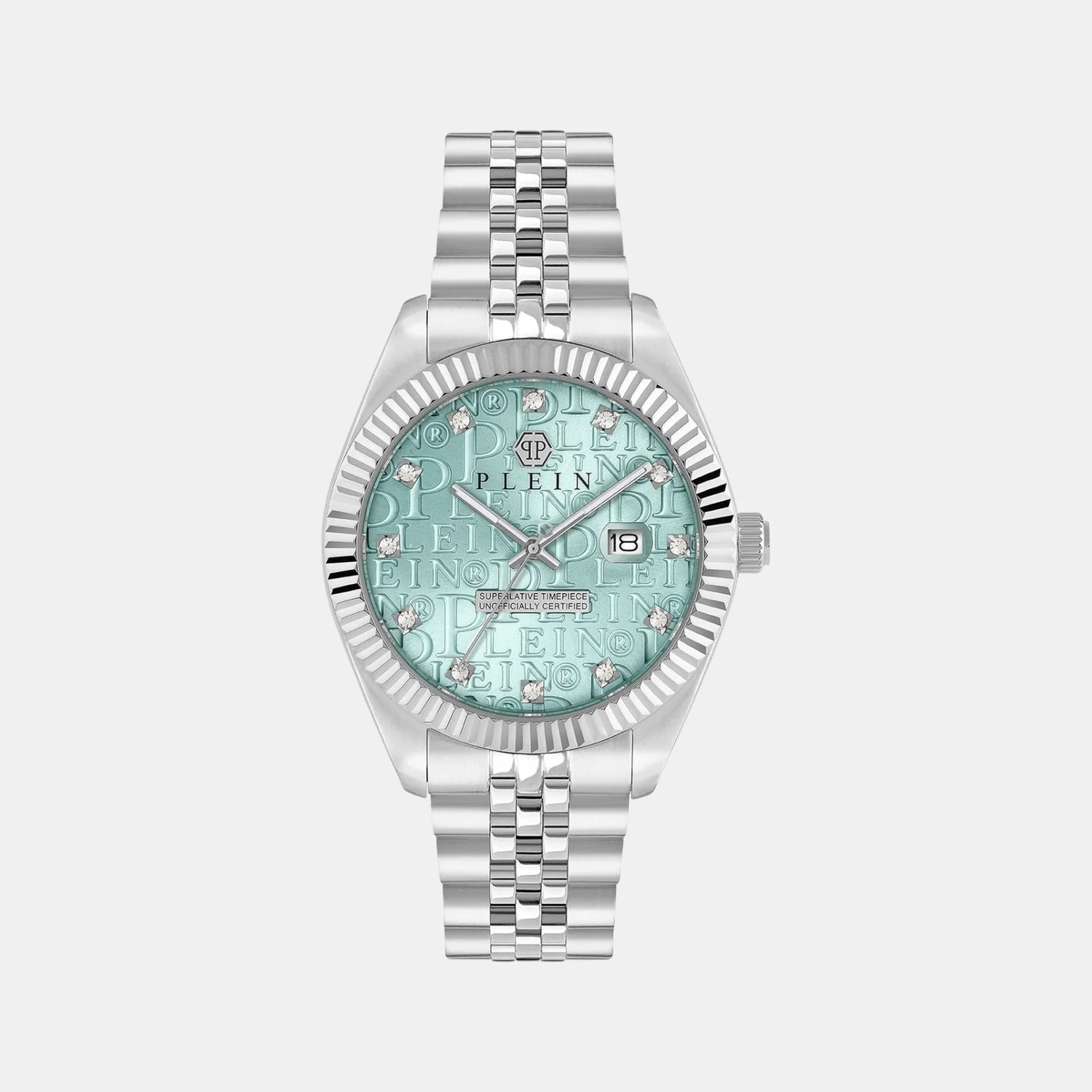 Men Quartz Light Blue Dial Analog Stainless Steel Watch PWMFA0225 - Image 2
