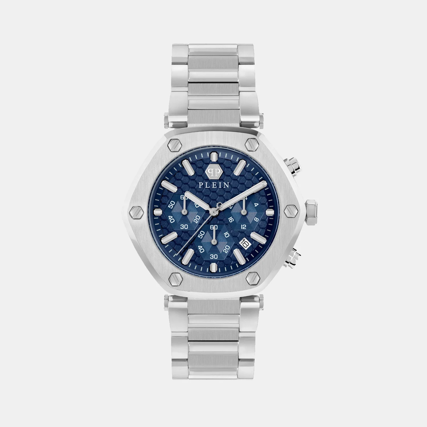 Street Couture Men Quartz Blue Dial Chronograph Stainless Steel Watch PWZBA0323
