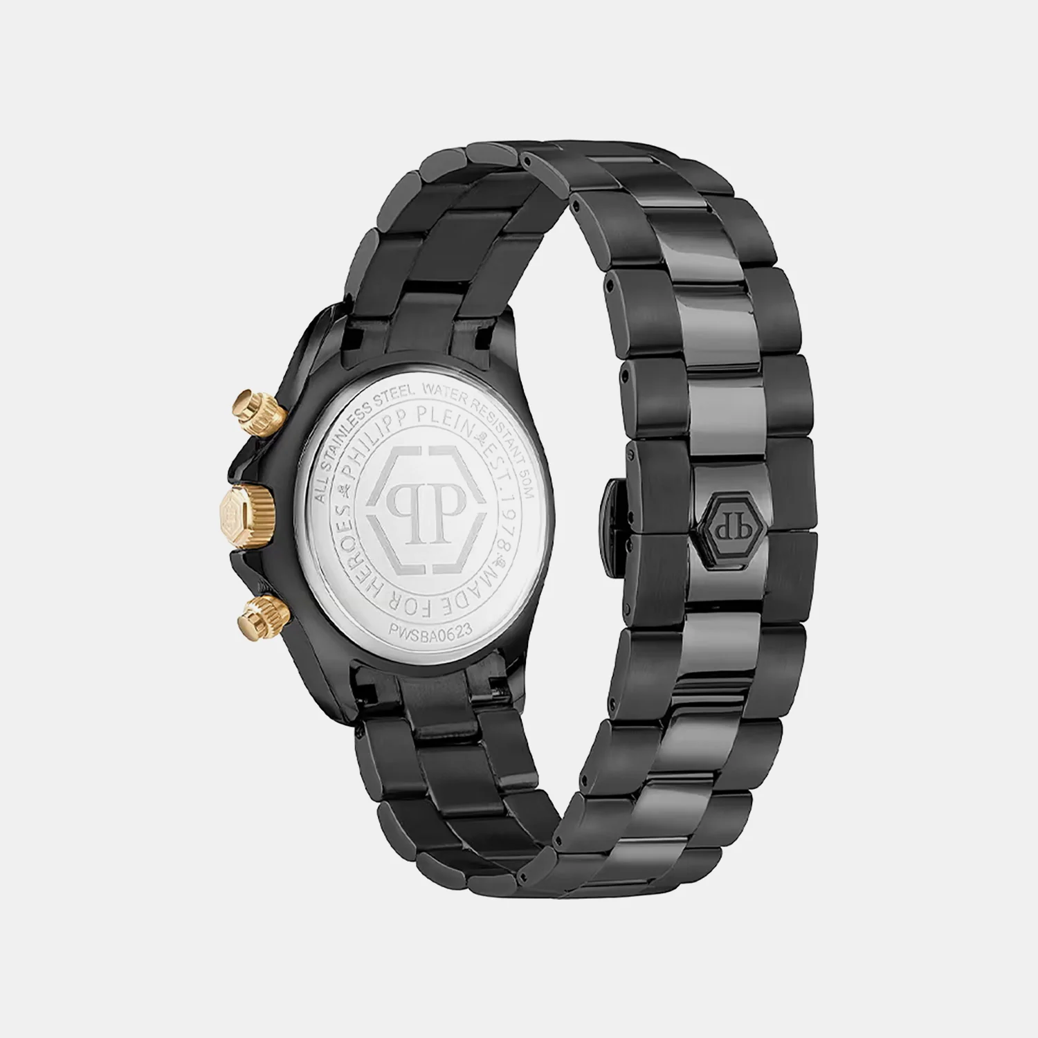 Women Quartz Black Dial Analog Stainless Steel Watch PWSBA0623 - Image 2