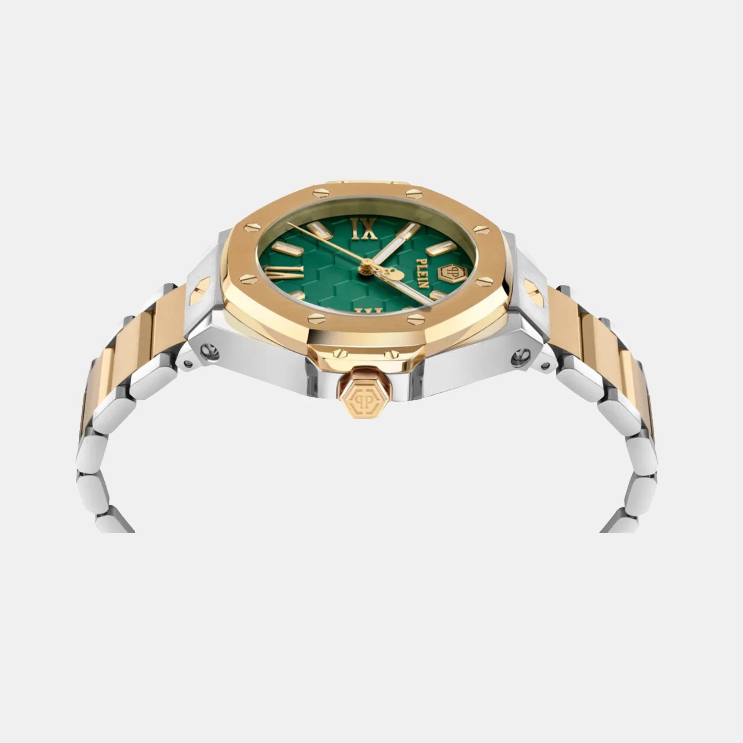 Women Quartz Green Dial Analog Stainless Steel Watch PWBDA0724 - Image 2