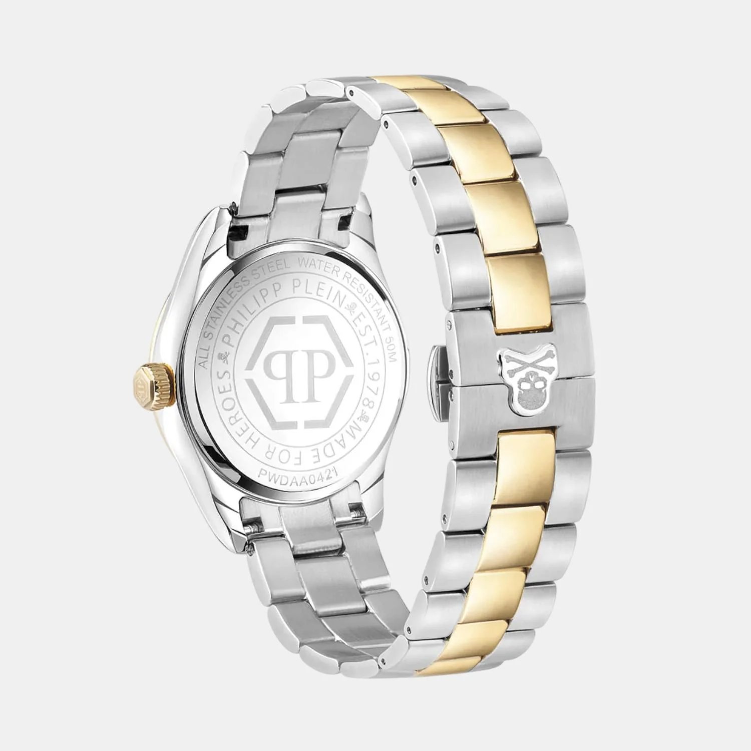 Women Quartz Green Dial Analog Stainless Steel Watch PWDAA0421 - Image 4