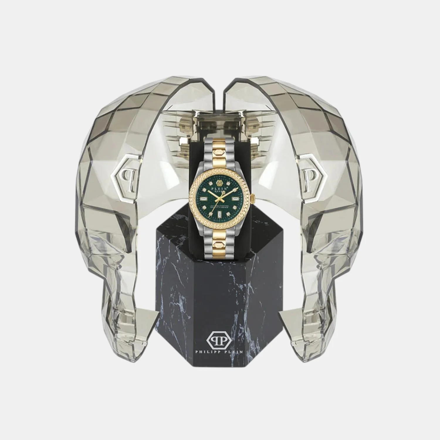 Women Quartz Green Dial Analog Stainless Steel Watch PWDAA0421 - Image 5