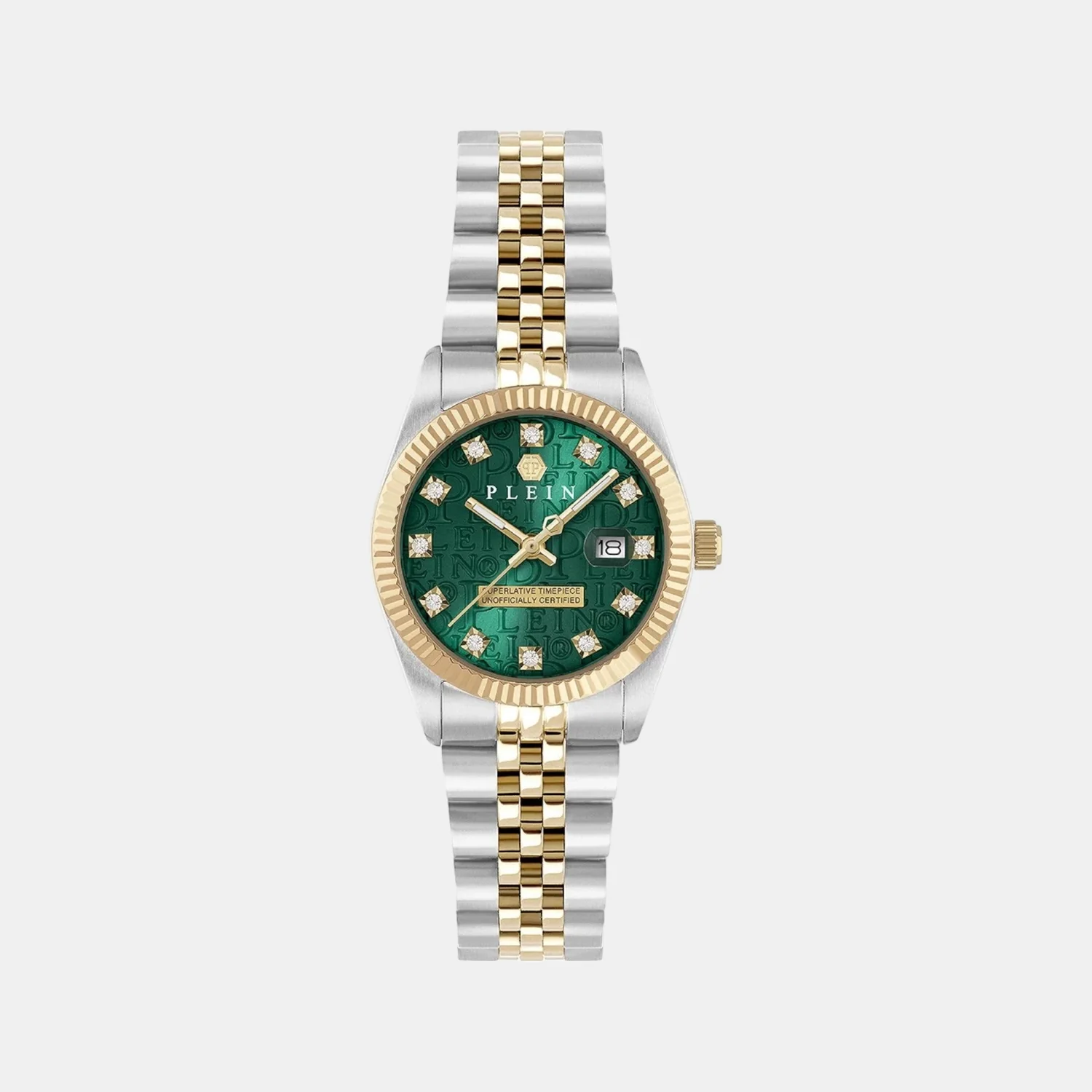 Women Quartz Green Dial Analog Stainless Steel Watch PWNFA0325 - Image 2
