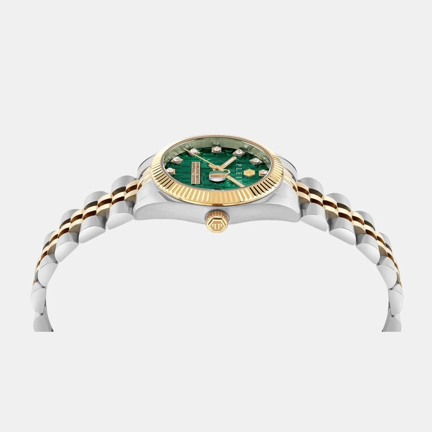 Women Quartz Green Dial Analog Stainless Steel Watch PWNFA0325 - Image 3