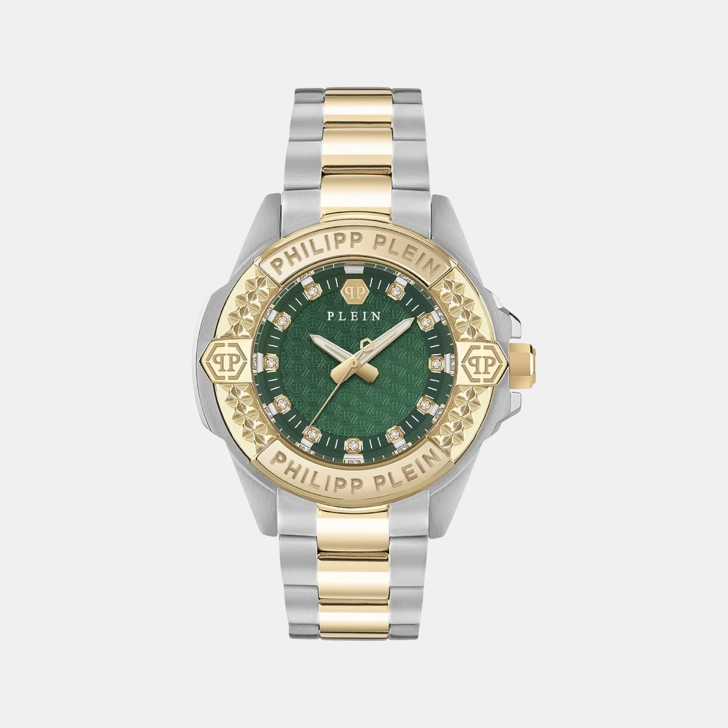 Women Quartz Green Dial Analog Stainless Steel Watch PWOFA0625 - Image 2