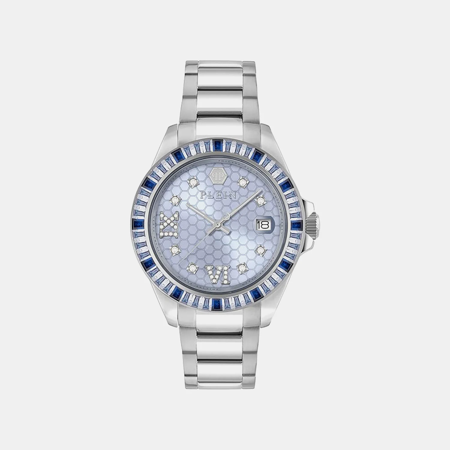 Women Quartz Light Blue Dial Analog Metal Watch PW2FA0125