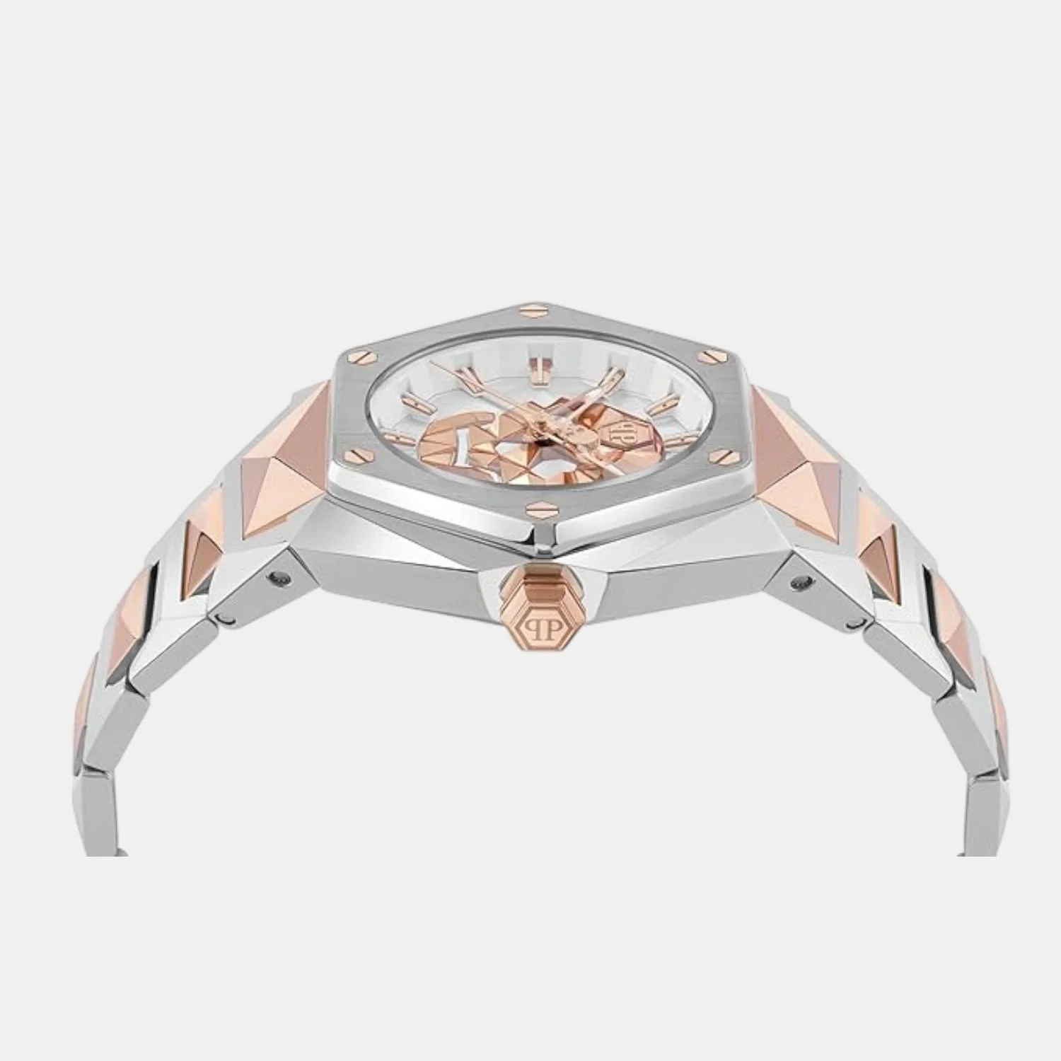 Women Quartz Rose Gold Dial Analog Stainless Steel Watch PWADA0624 - Image 3