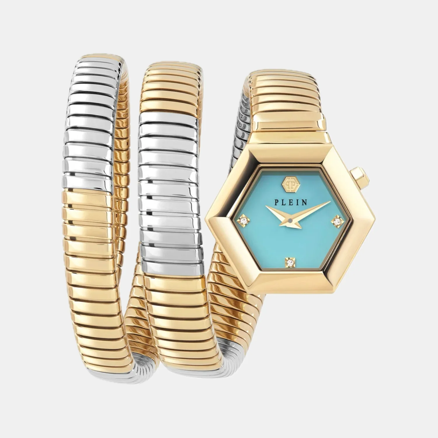 Women Quartz Turquoise Dial Analog Stainless Steel Watch PWZAA0725 - Image 2