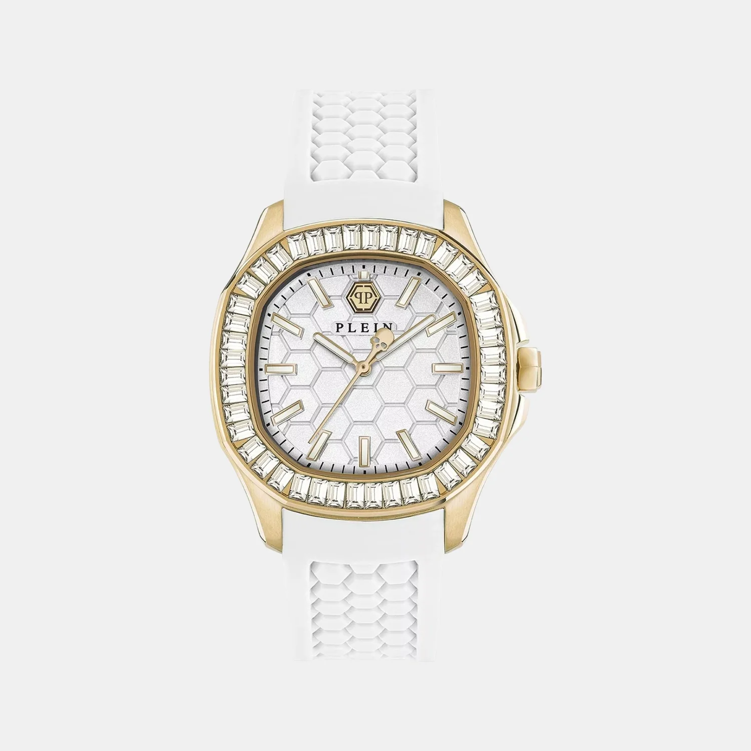 Women Quartz White Dial Analog Silicone Watch PWTAA0924