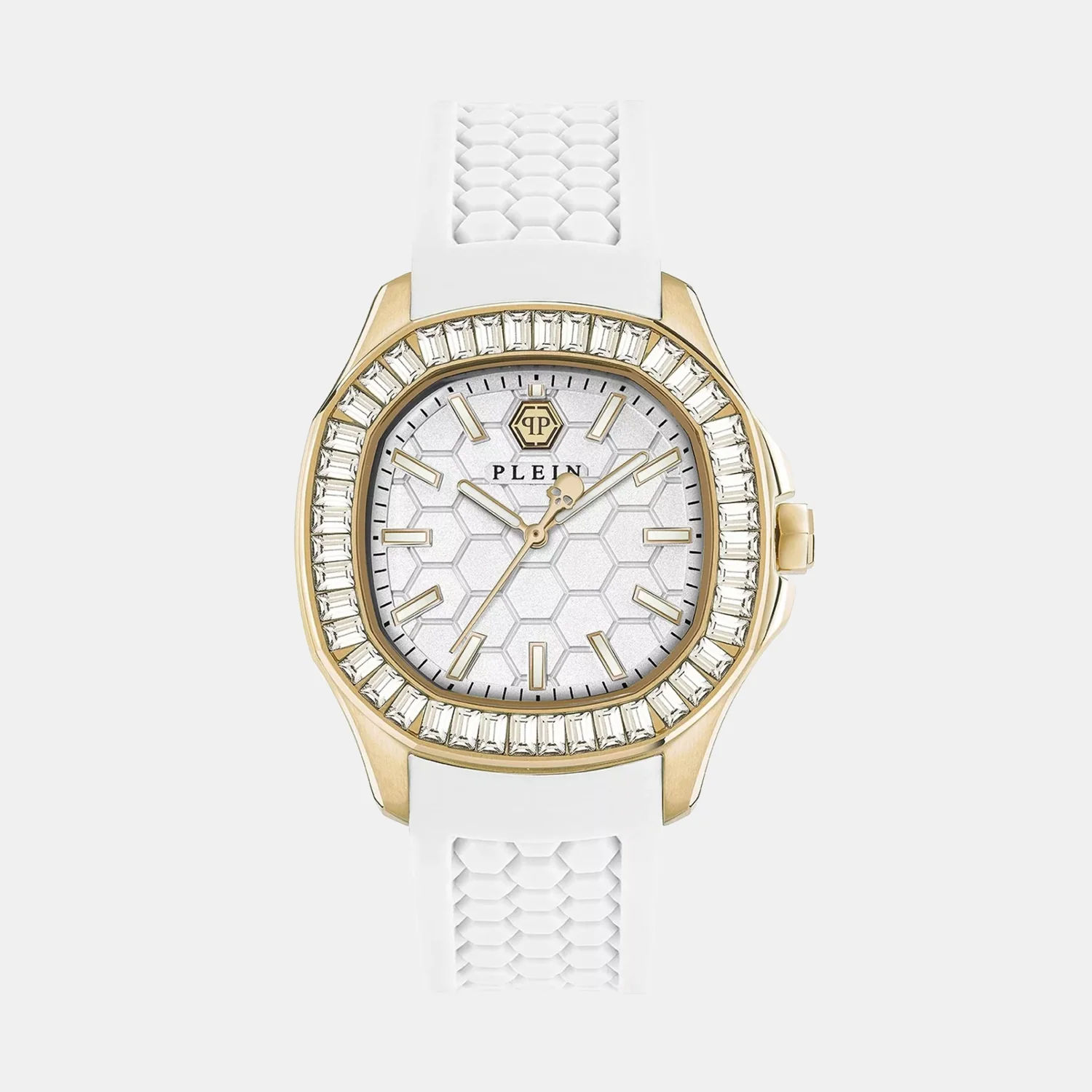 Women Quartz White Dial Analog Silicone Watch PWTAA0924 - Image 2
