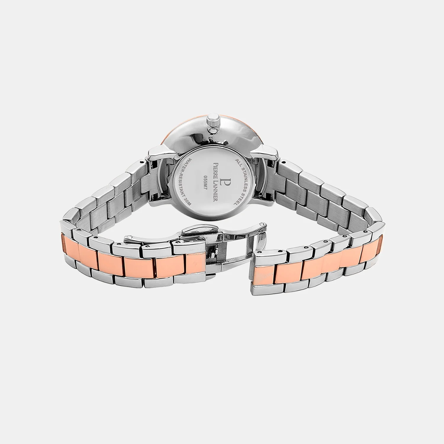 Aura Women Quartz White Dial Analog Stainless Steel Watch 055M791 - Image 4
