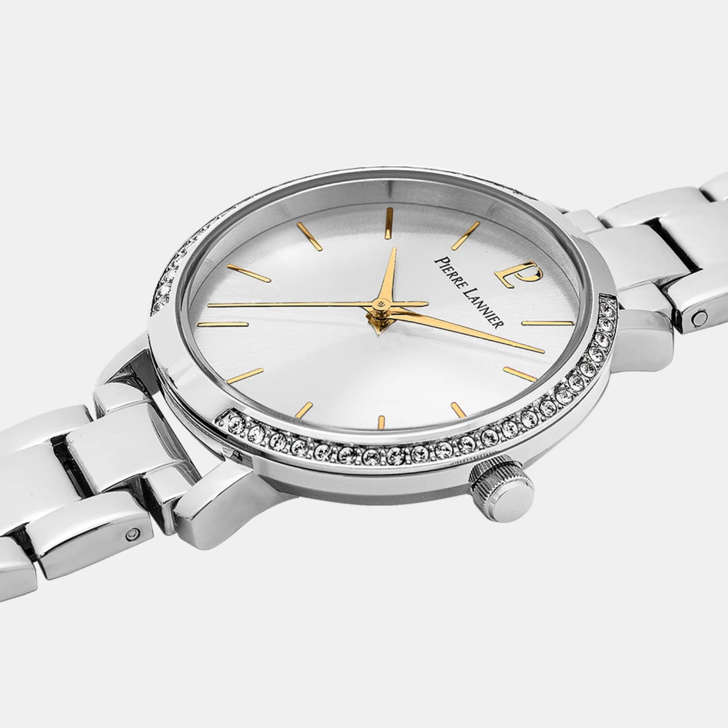 Chouquette Women Quartz Silver Dial Analog Stainless Steel Watch 036P621 - Image 3