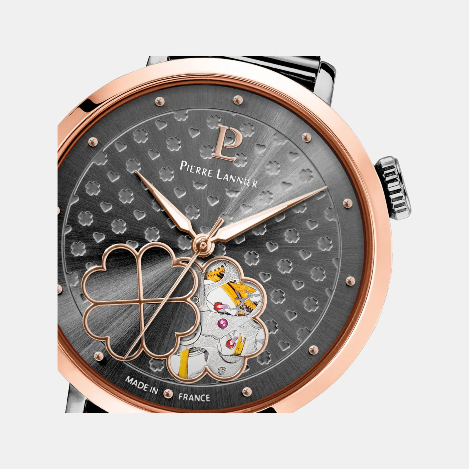Esperance Women Automatic Grey Dial Analog Mesh Watch 147K939 - Image 3