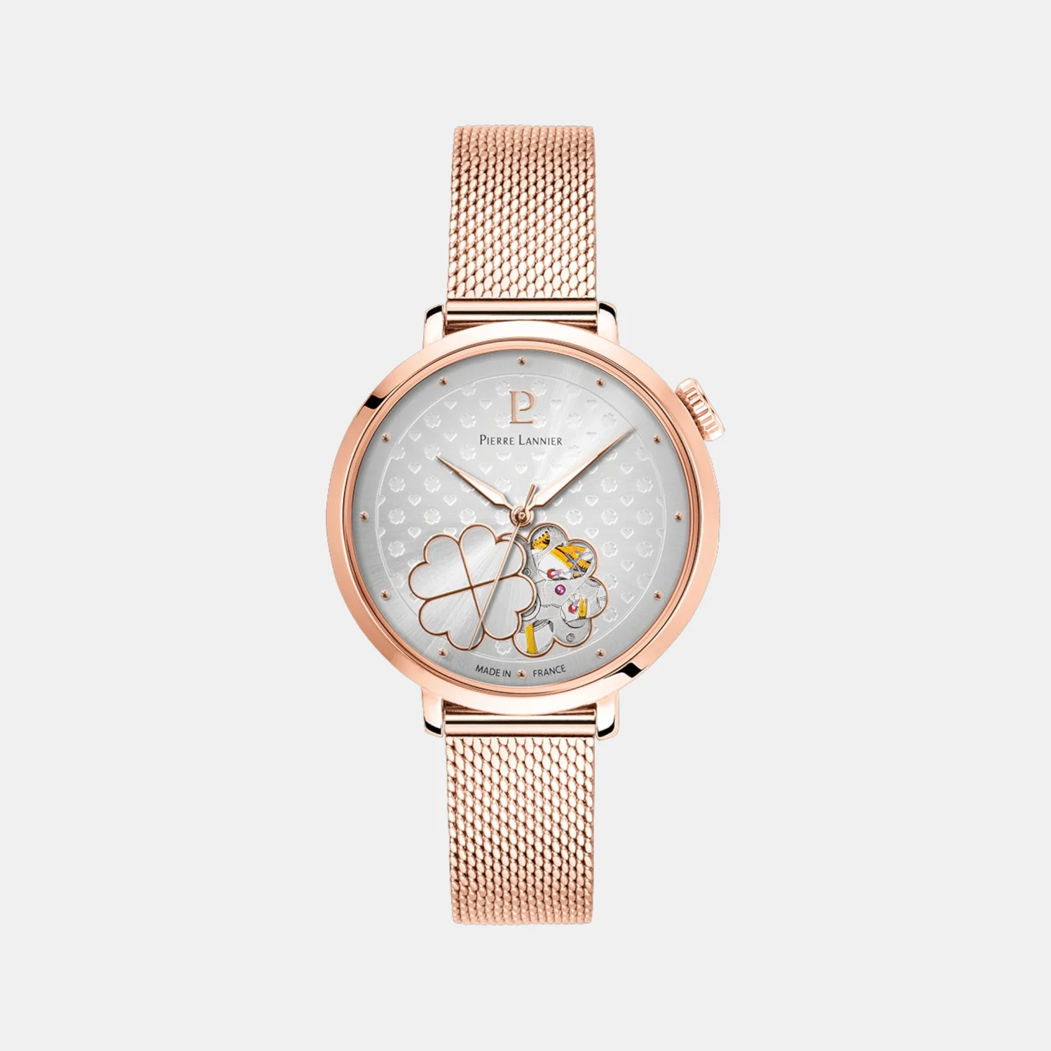 Esperance Women Automatic Silver Dial Analog Mesh Watch 147K928 - Image 2