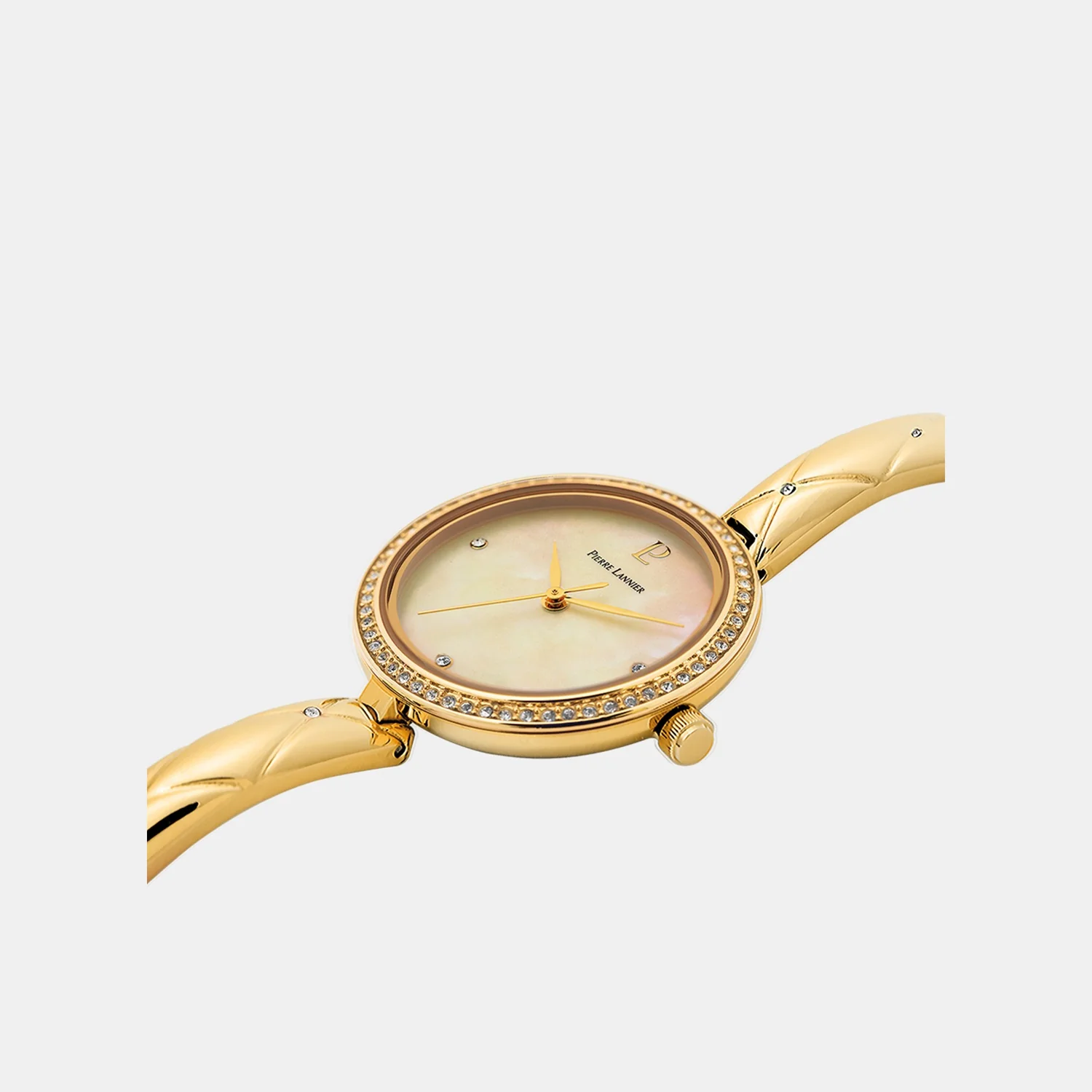 Leia Women Quartz White Mother Of Pearl Dial Analog Stainless Steel Watch 061K502 - Image 2