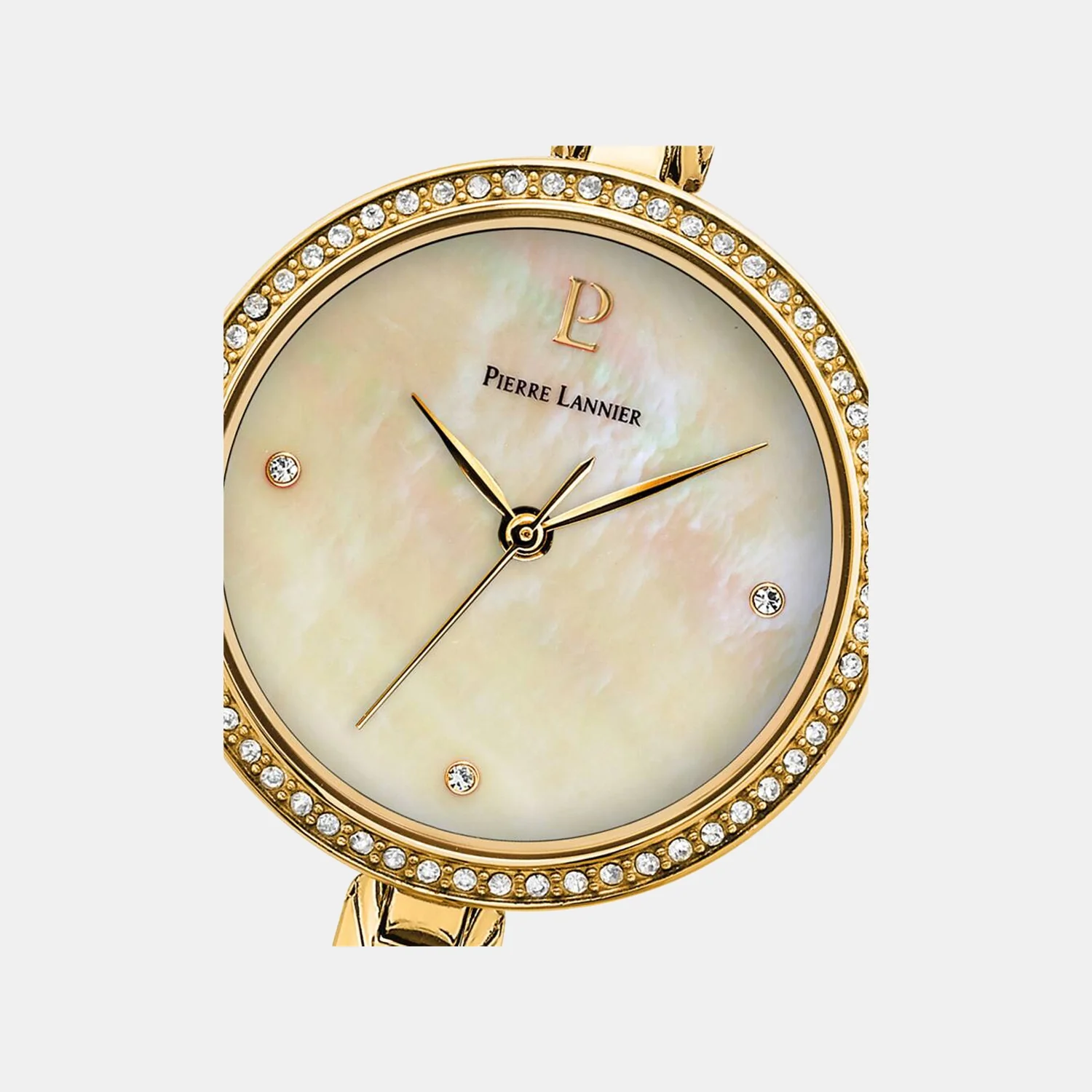Leia Women Quartz White Mother Of Pearl Dial Analog Stainless Steel Watch 061K502 - Image 3