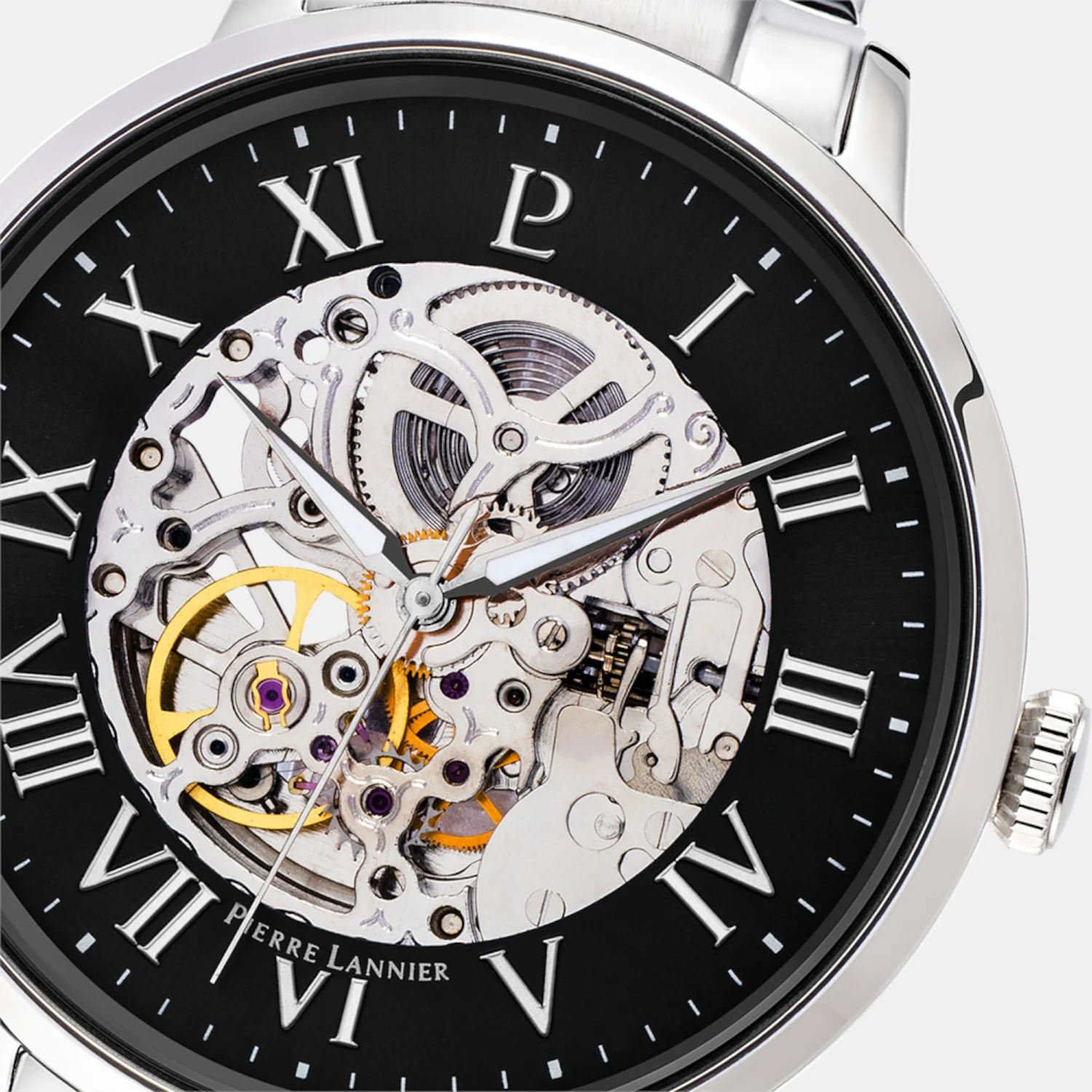 Men Automatic Black Dial Analog Stainless Steel Watch 317B131 - Image 2