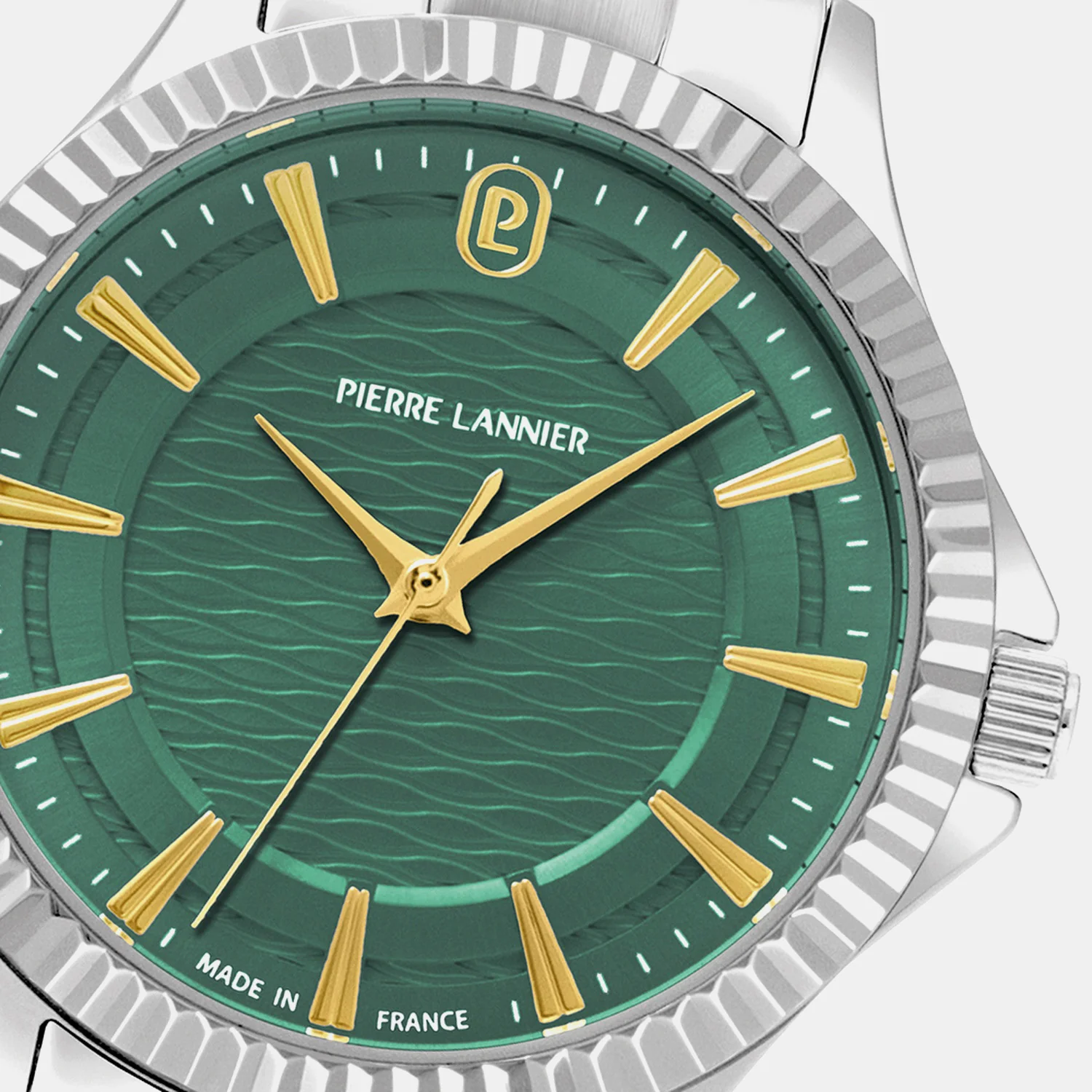 Metropolitain Women Quartz Green Dial Analog Stainless Steel Watch 017G671 - Image 3