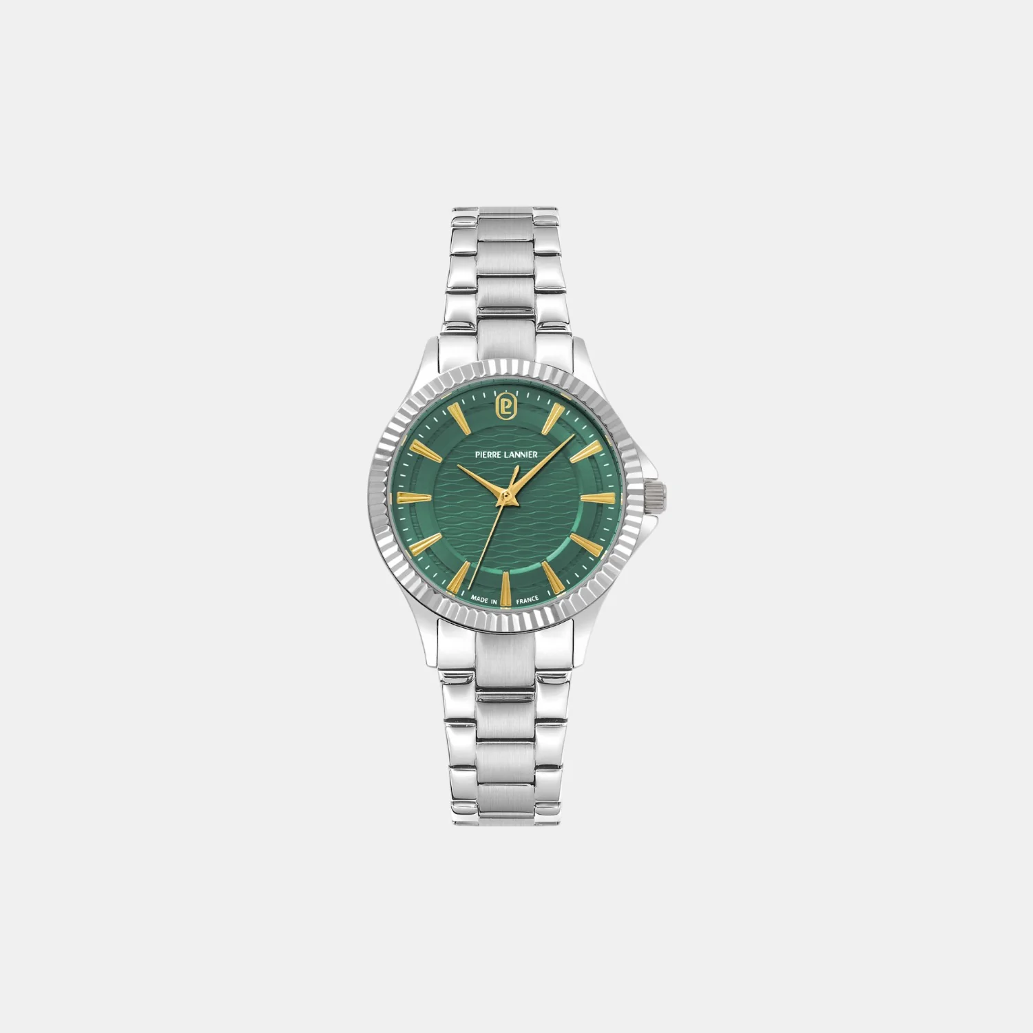 Metropolitain Women Quartz Green Dial Analog Stainless Steel Watch 017G671 - Image 5