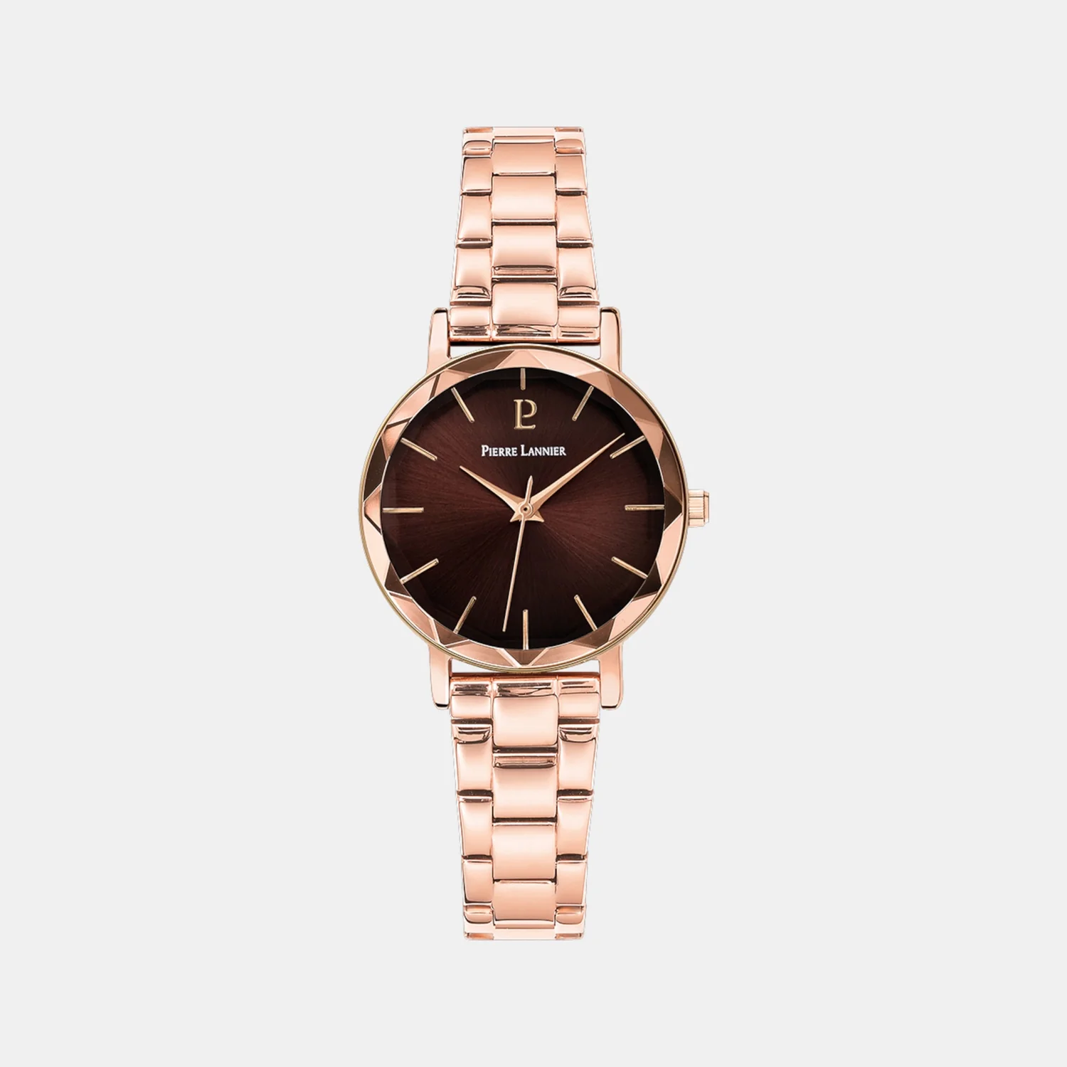 Multiples Women Quartz Brown Dial Analog Stainless Steel Watch 012P988 - Image 2