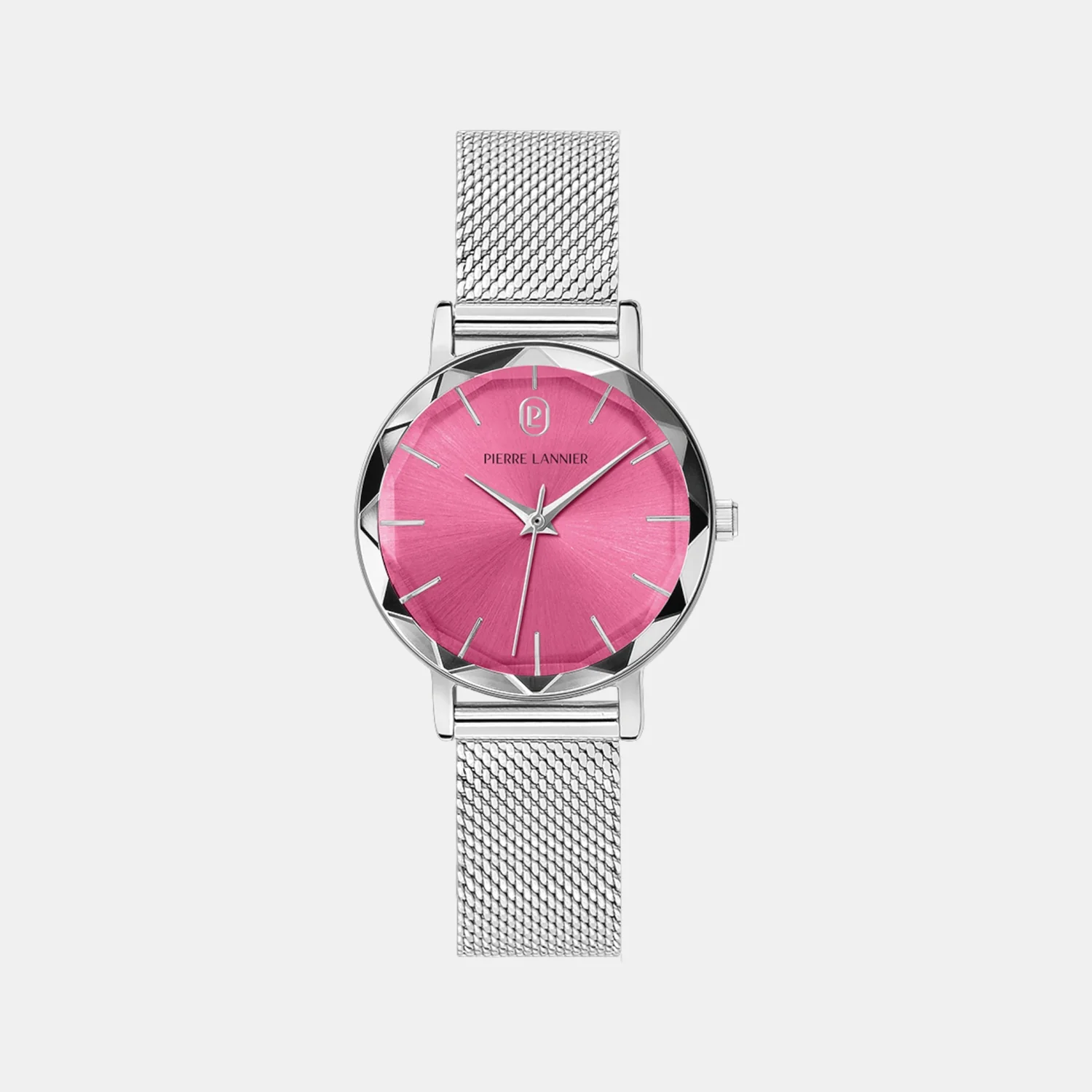 Multiples Women Quartz Rose Dial Analog Mesh Watch 009M651 - Image 2