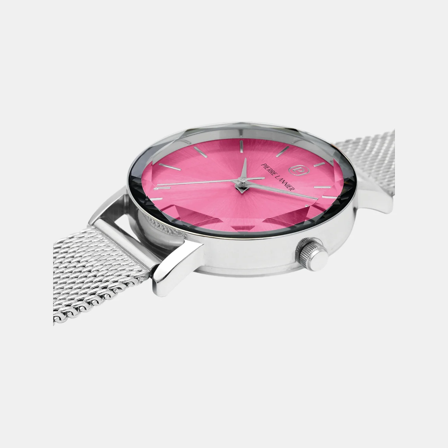 Multiples Women Quartz Rose Dial Analog Mesh Watch 009M651 - Image 4