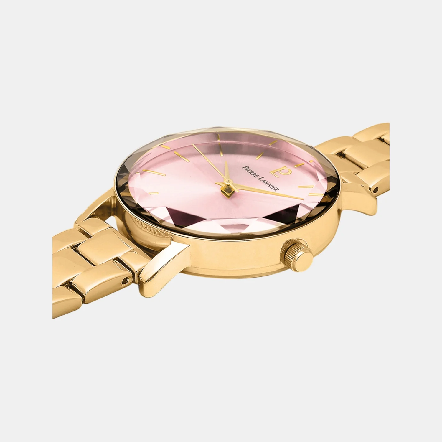 Multiples Women Quartz Rose Dial Analog Stainless Steel Watch 012P552 - Image 3