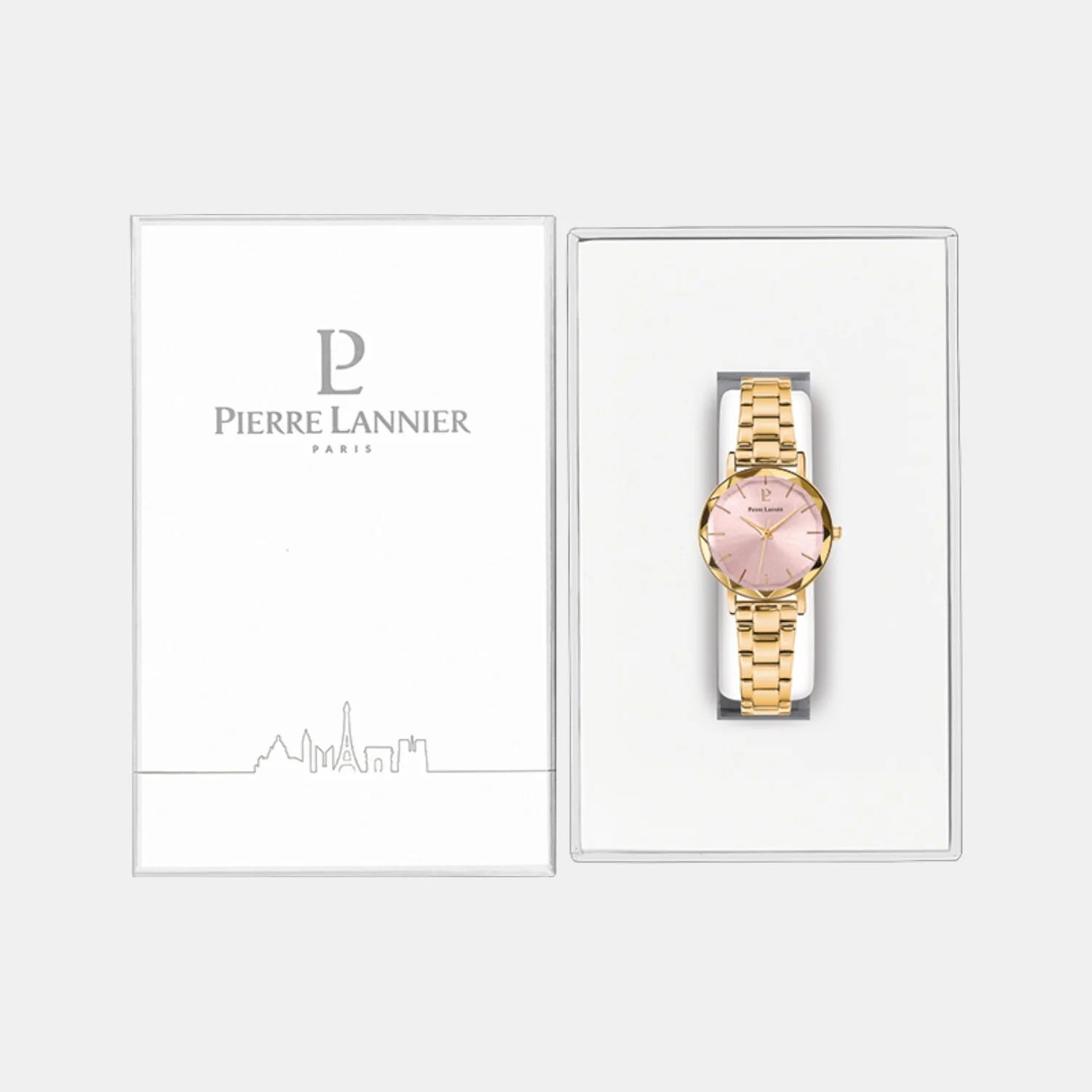Multiples Women Quartz Rose Dial Analog Stainless Steel Watch 012P552 - Image 5