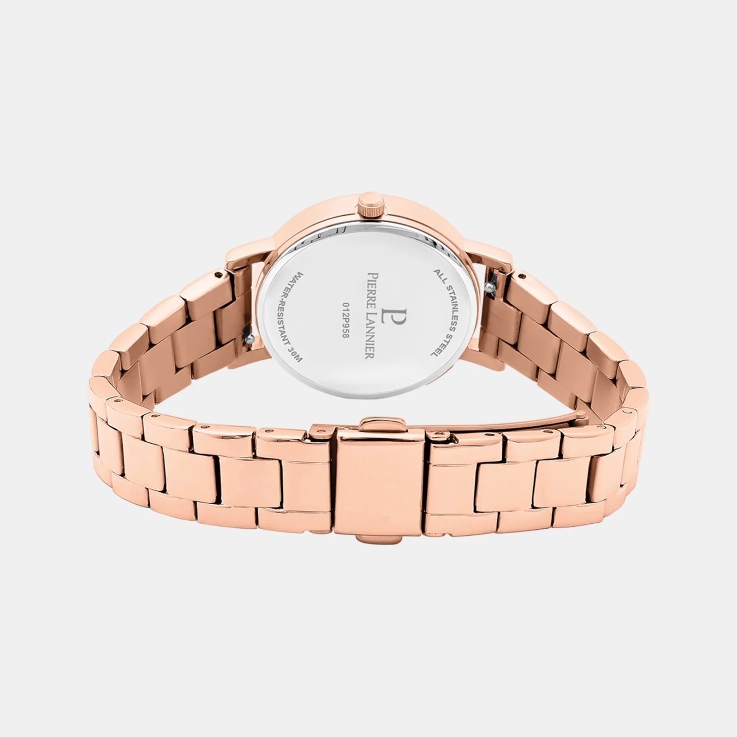 Multiples Women Quartz Rose Gold Dial Analog Stainless Steel Watch 012P958 - Image 4