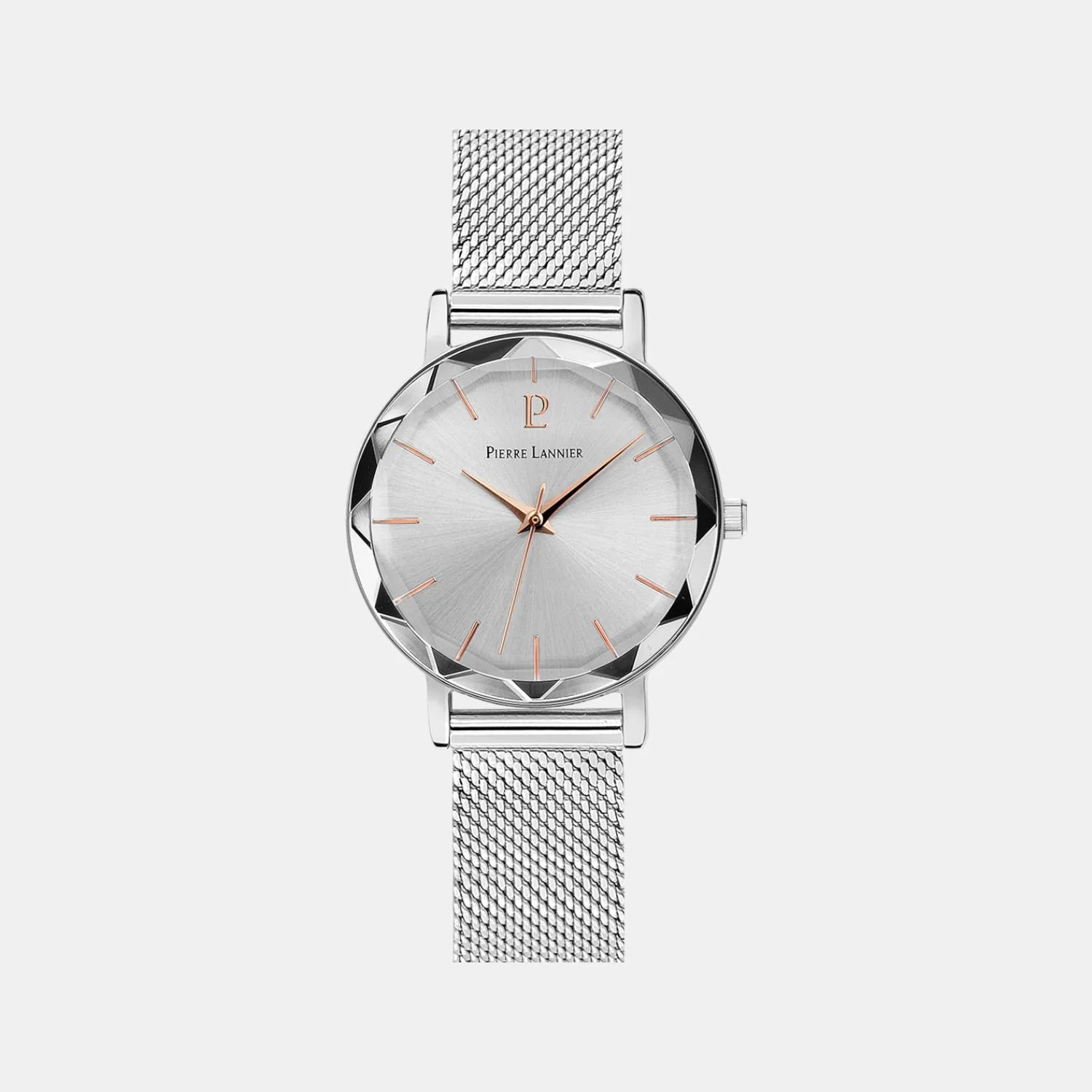 Multiples Women Quartz Silver Dial Analog Mesh Watch 009M628