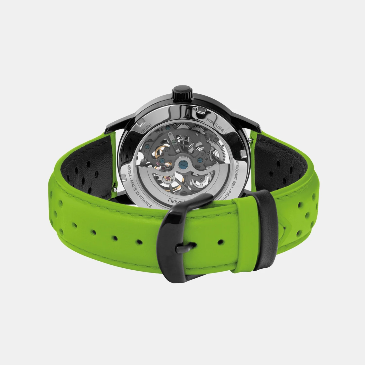 Paddock Women Automatic Black Dial Analog Leather Watch 145G877 - Image 4