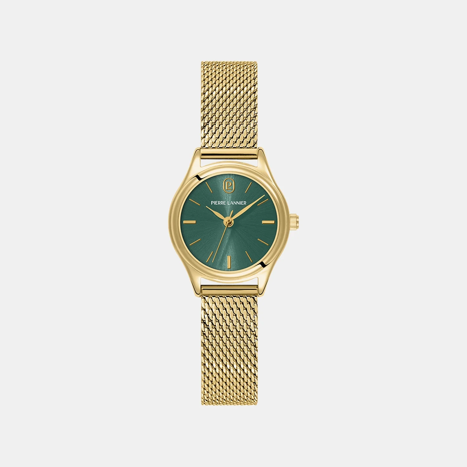 Pya Women Quartz Green Dial Analog Stainless Steel Watch 021K572