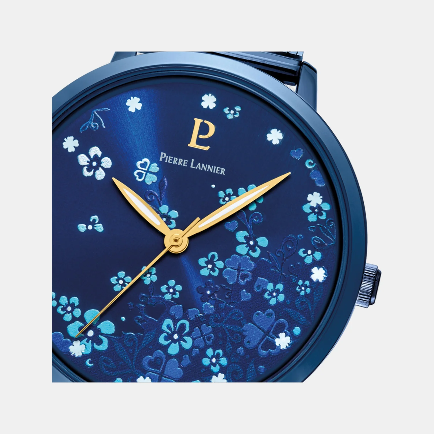Tallia Women Quartz Blue Dial Analog Mesh Watch 063G869 - Image 2