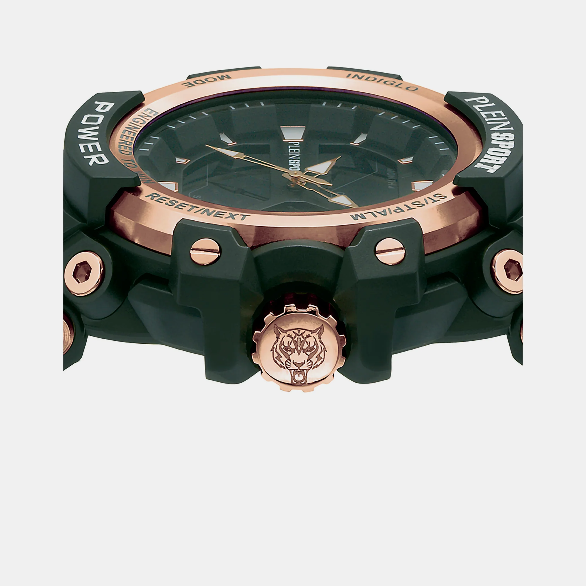 Combat Men Quartz Black Dial Analog-Digital Silicone Watch PSNBA0323 - Image 3