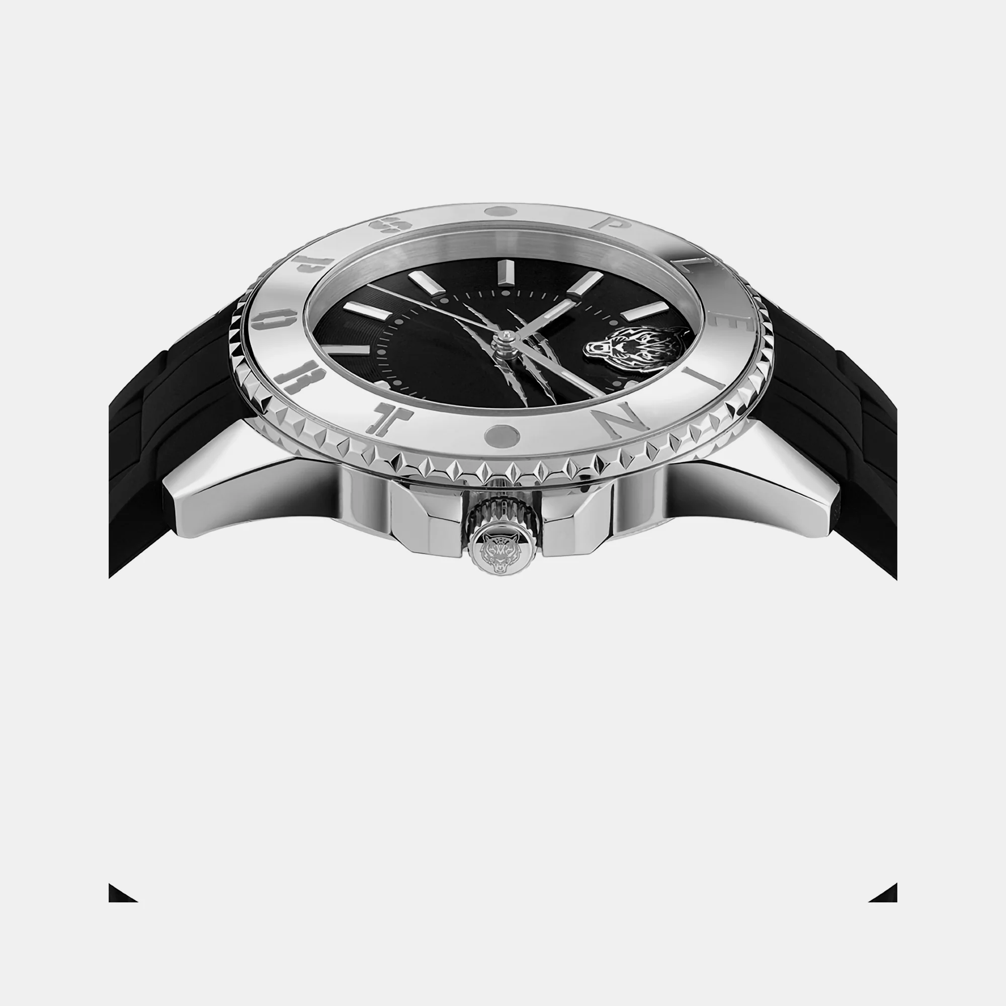 Glam Women Quartz Black Dial Analog Silicone Watch PSKBA0123 - Image 3