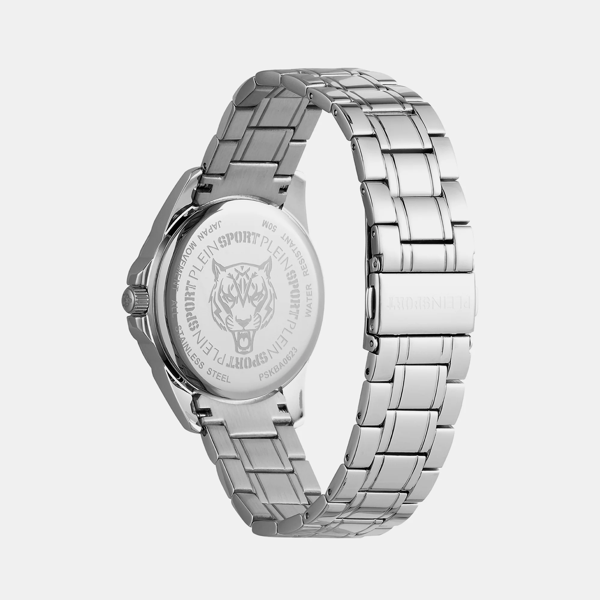 Glam Women Quartz Silver Dial Analog Stainless Steel Watch PSKBA0623 - Image 2