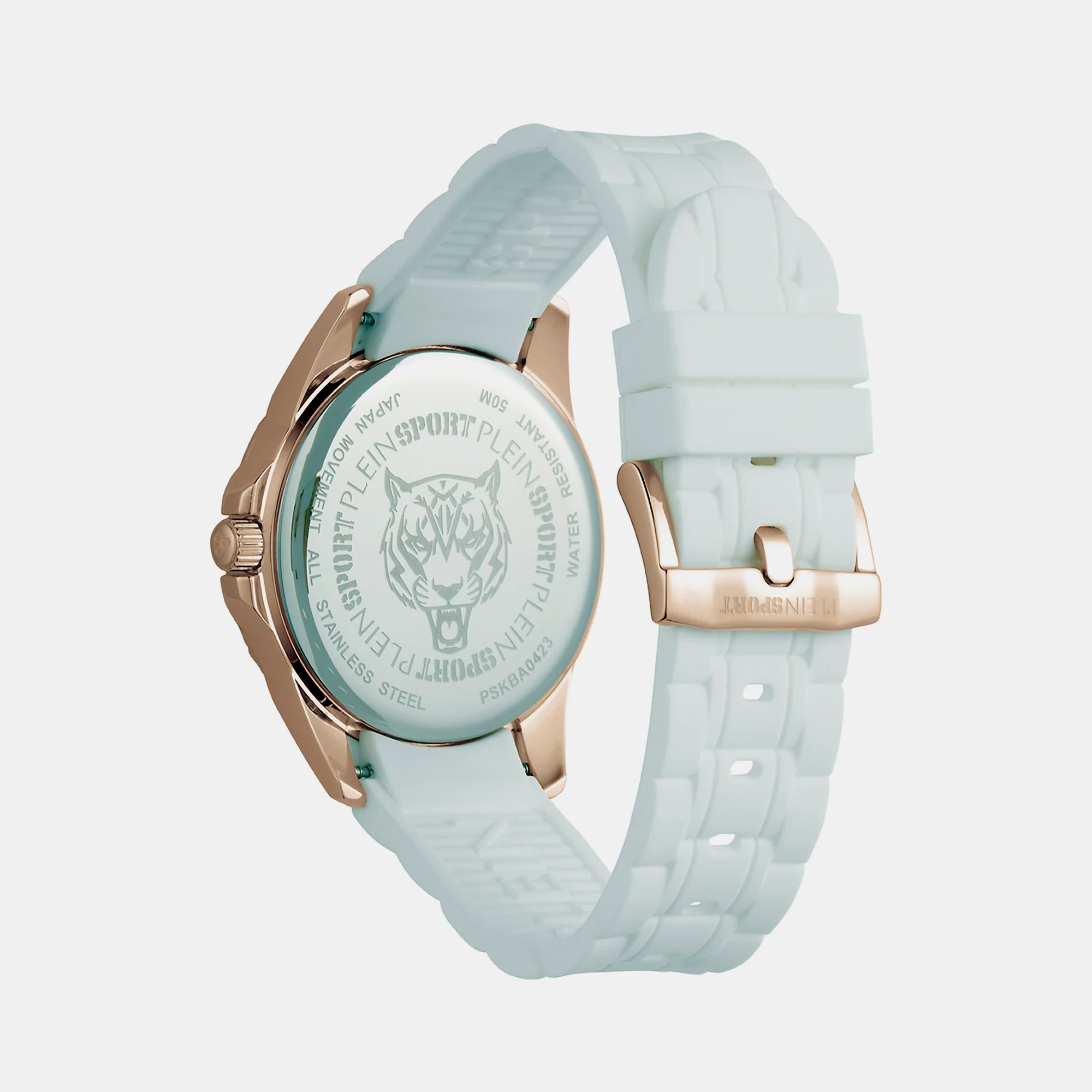 Glam Women Quartz White Dial Analog Silicone Watch PSKBA0423 - Image 2