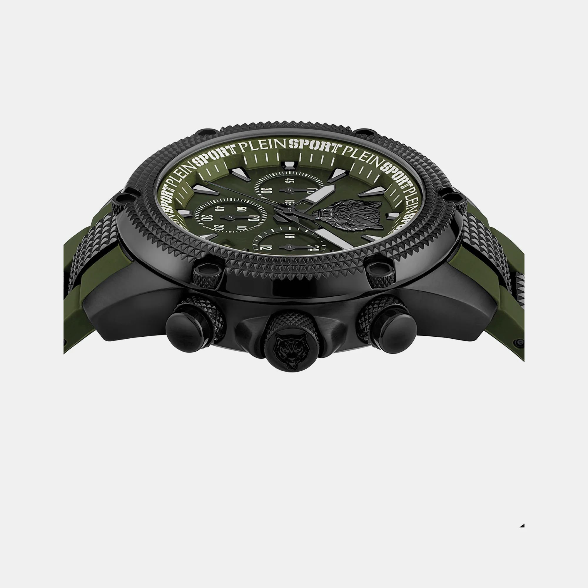 Hurricane Men Quartz Green Dial Chronograph Silicone Watch PSDBA0223 - Image 3
