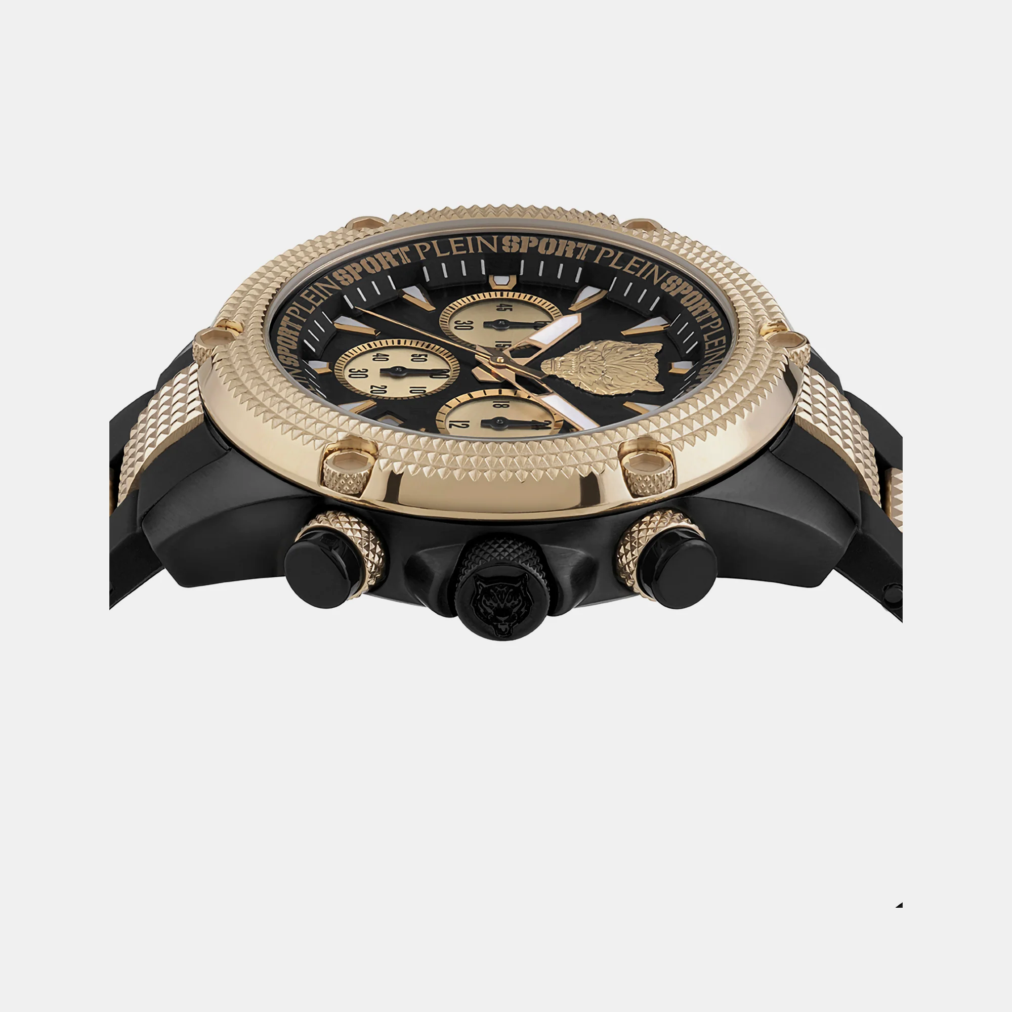 Hurricane Unisex Quartz Black Dial Chronograph Silicone Watch PSDBA0523 - Image 3