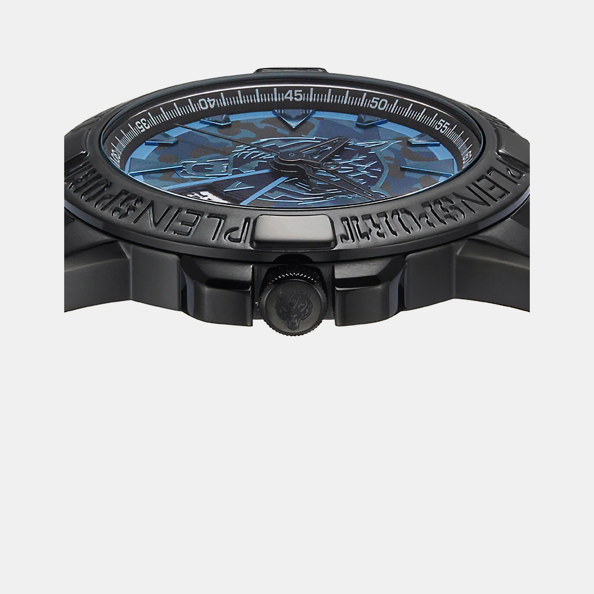 Touchdown Men Quartz Blue Dial Analog Silicone Watch PSFBA0523 - Image 3