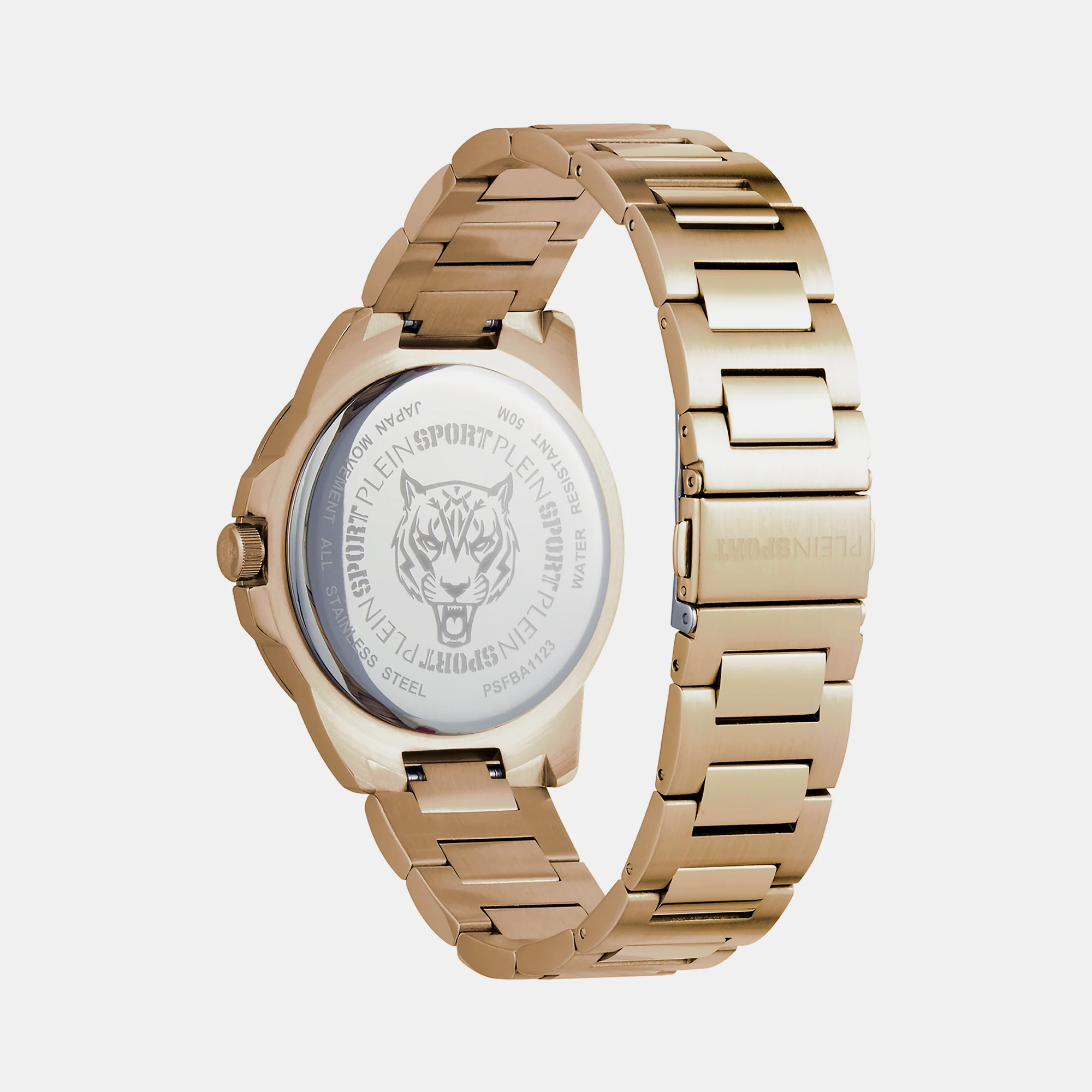 Touchdown Men Quartz Gold Dial Analog Stainless Steel Watch PSFBA1123 - Image 2